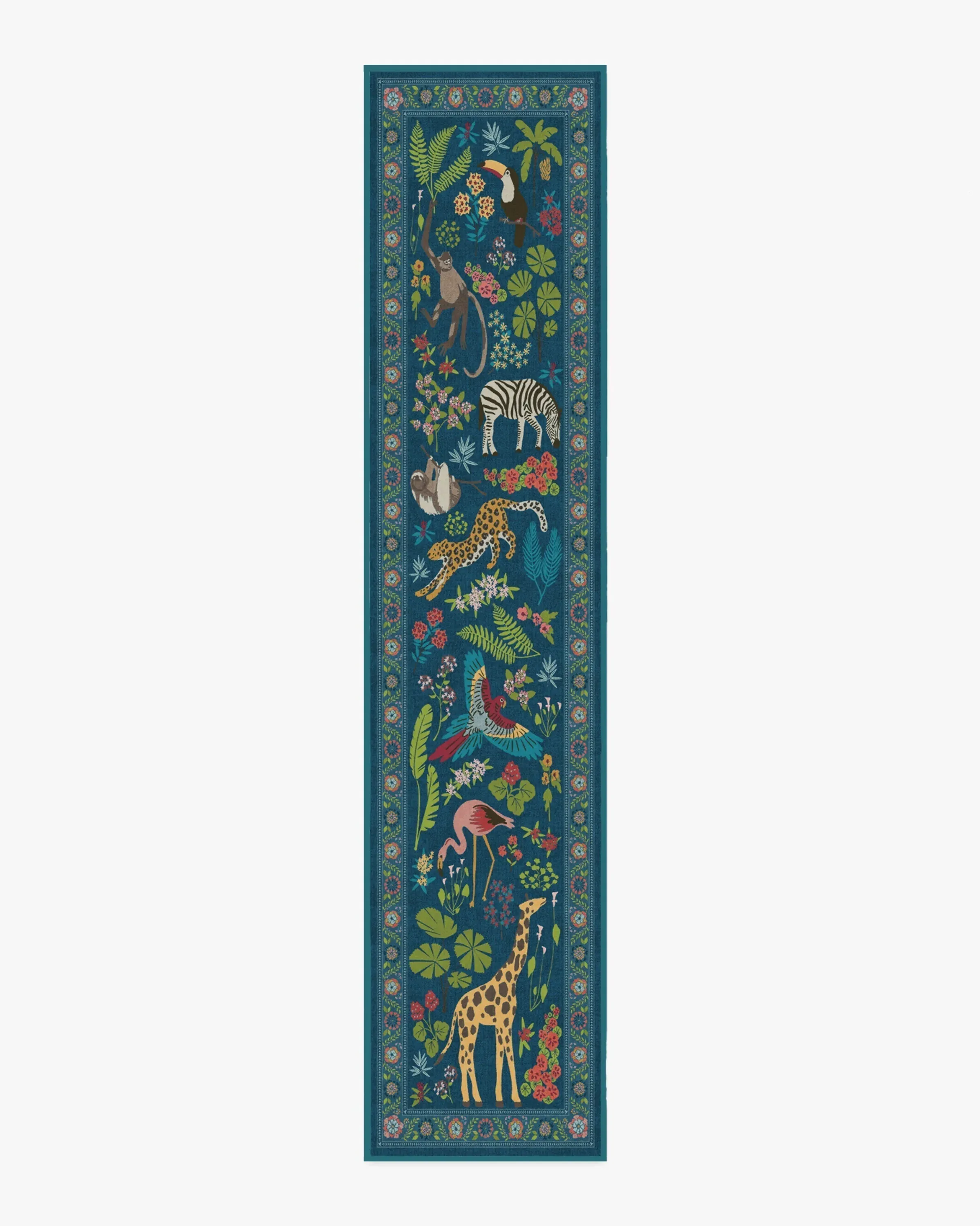 Machine Washable Area Rug - Royal Blue