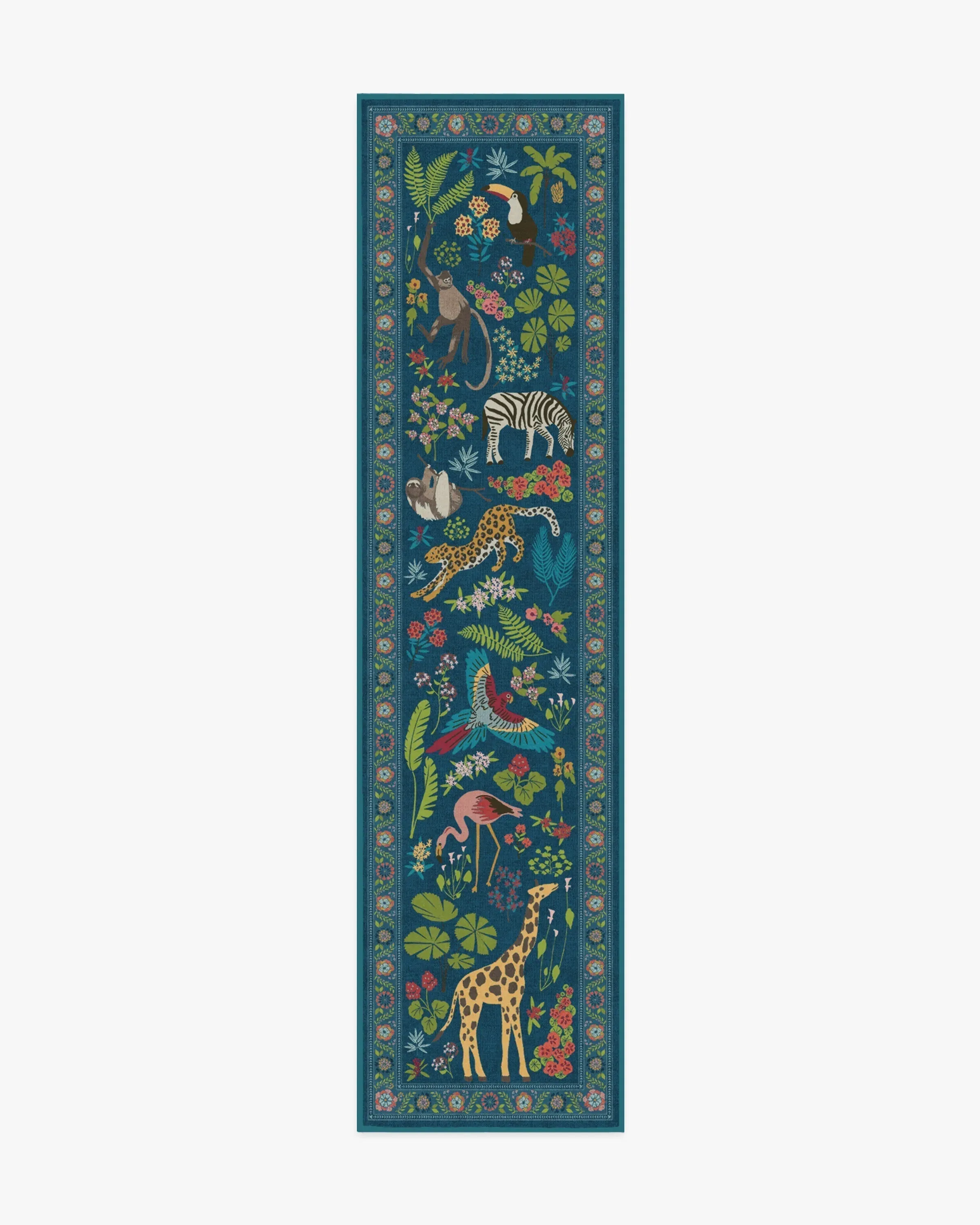 Machine Washable Area Rug - Royal Blue