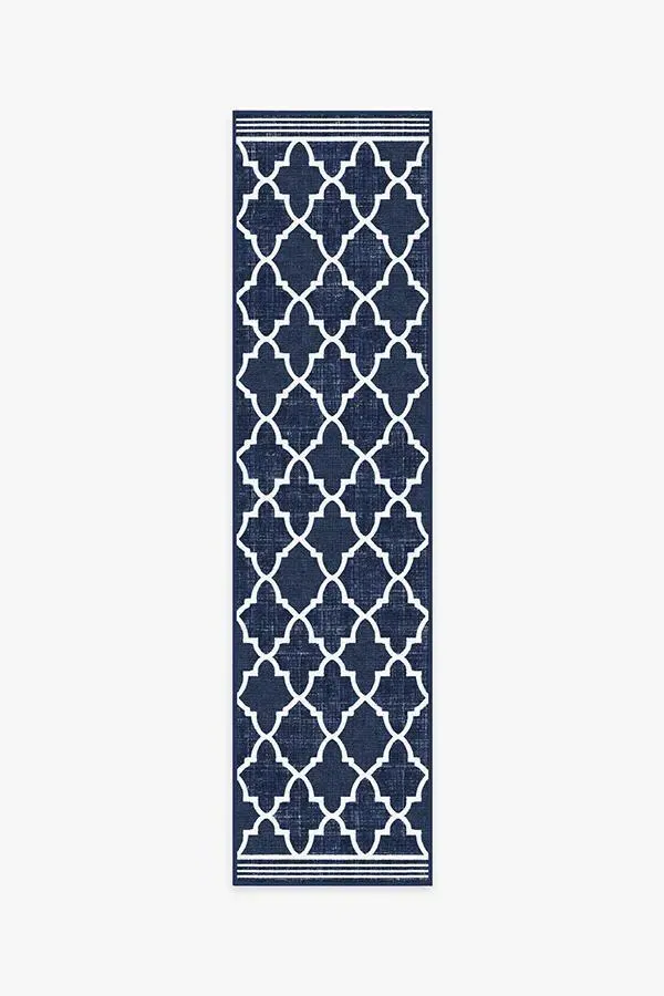 Machine Washable Area Rug - Royal Blue