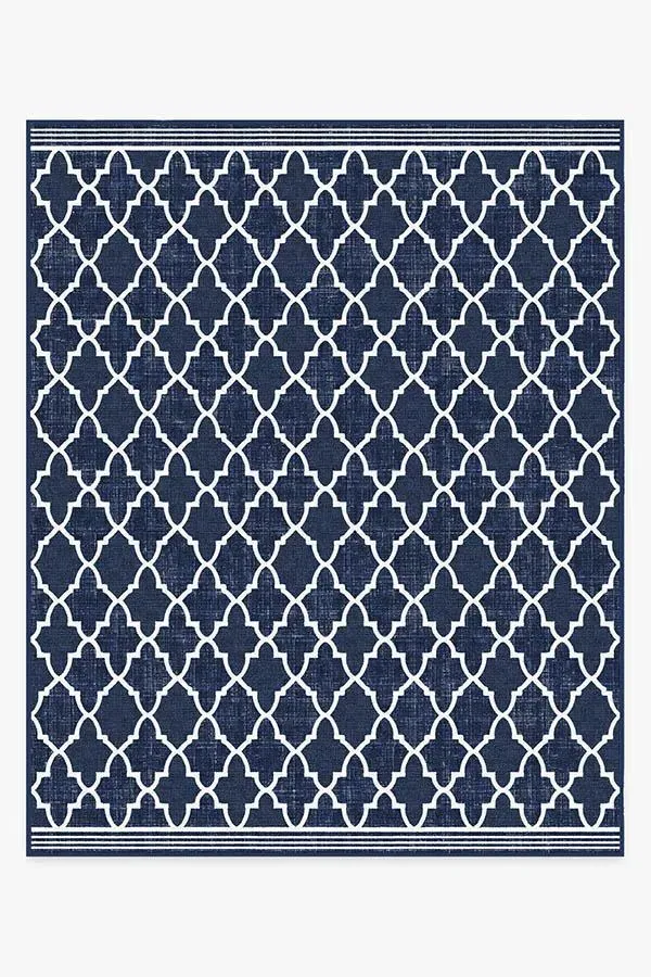 Machine Washable Area Rug - Royal Blue