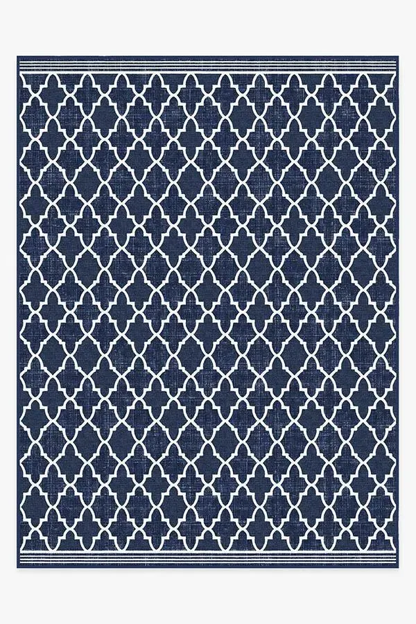 Machine Washable Area Rug - Royal Blue