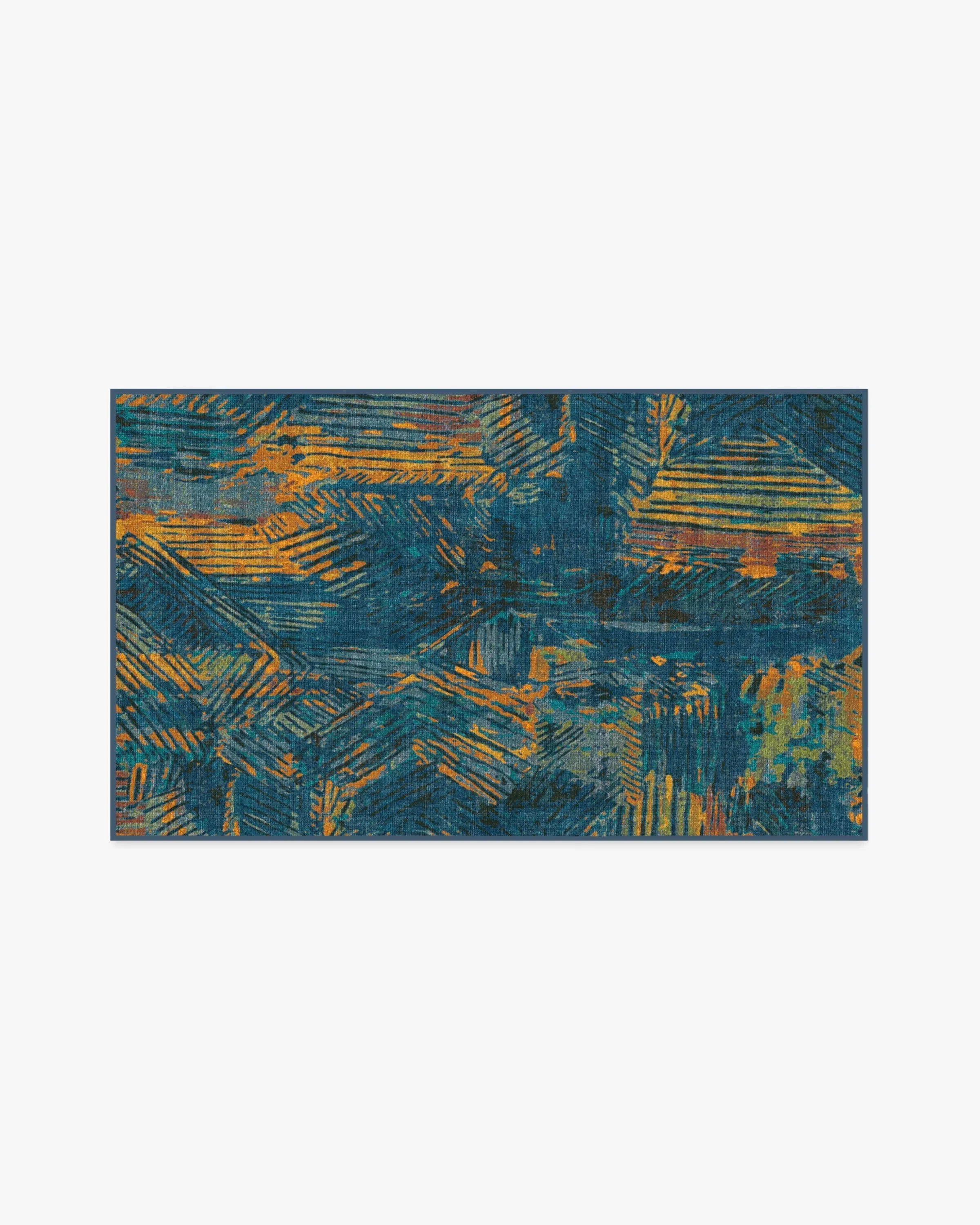 Machine Washable Area Rug - Royal Blue