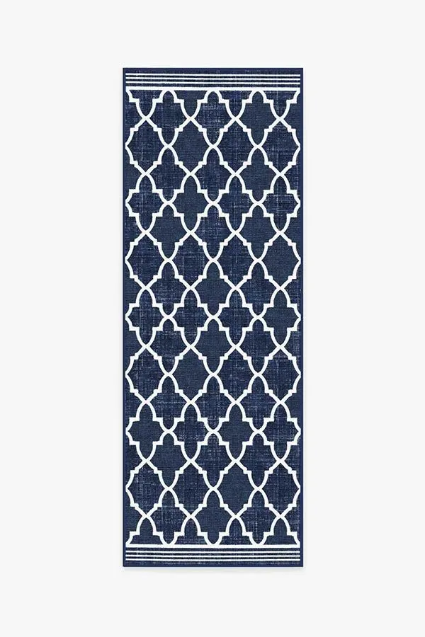 Machine Washable Area Rug - Royal Blue