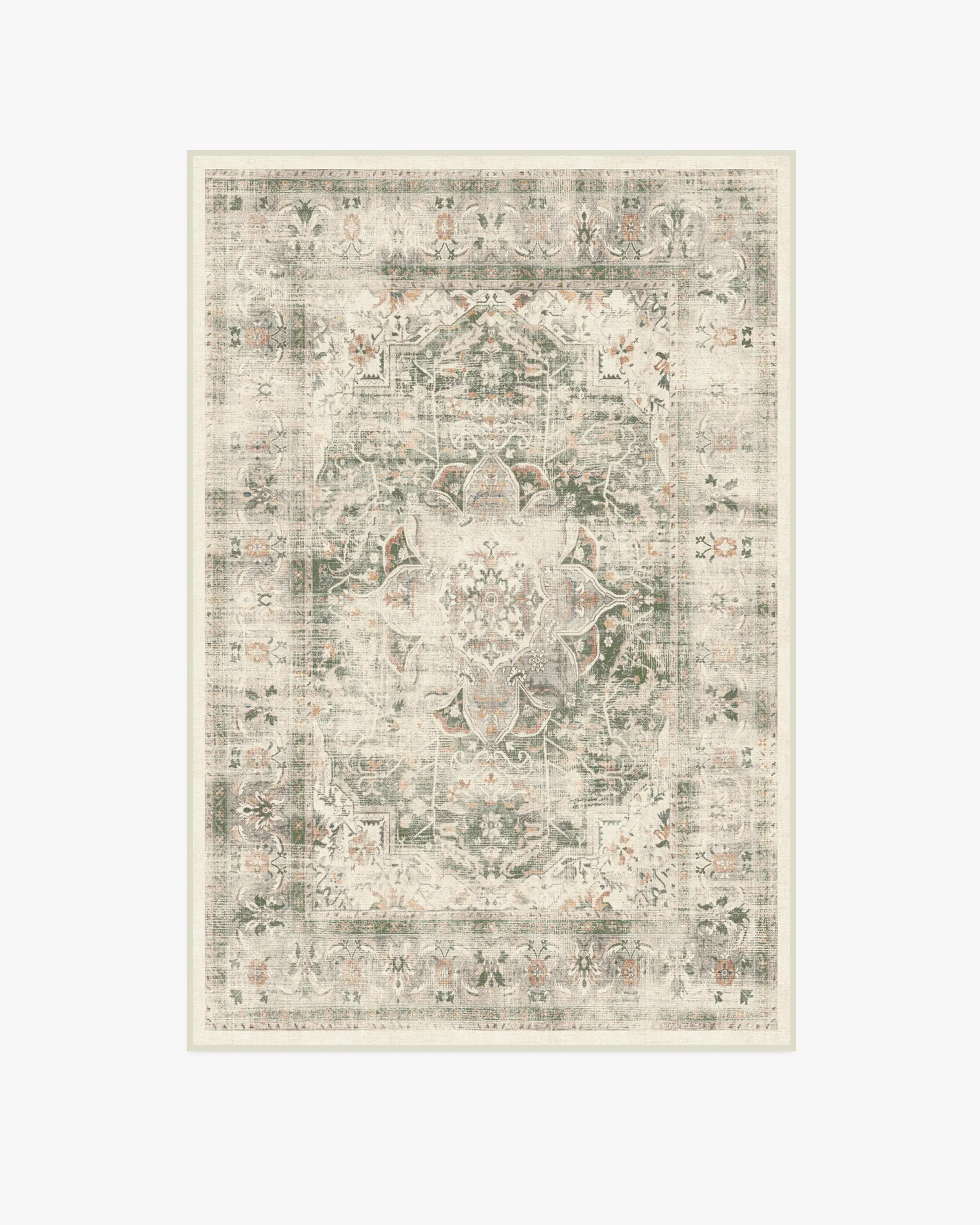 Machine Washable Area Rug - Sage, Chenille