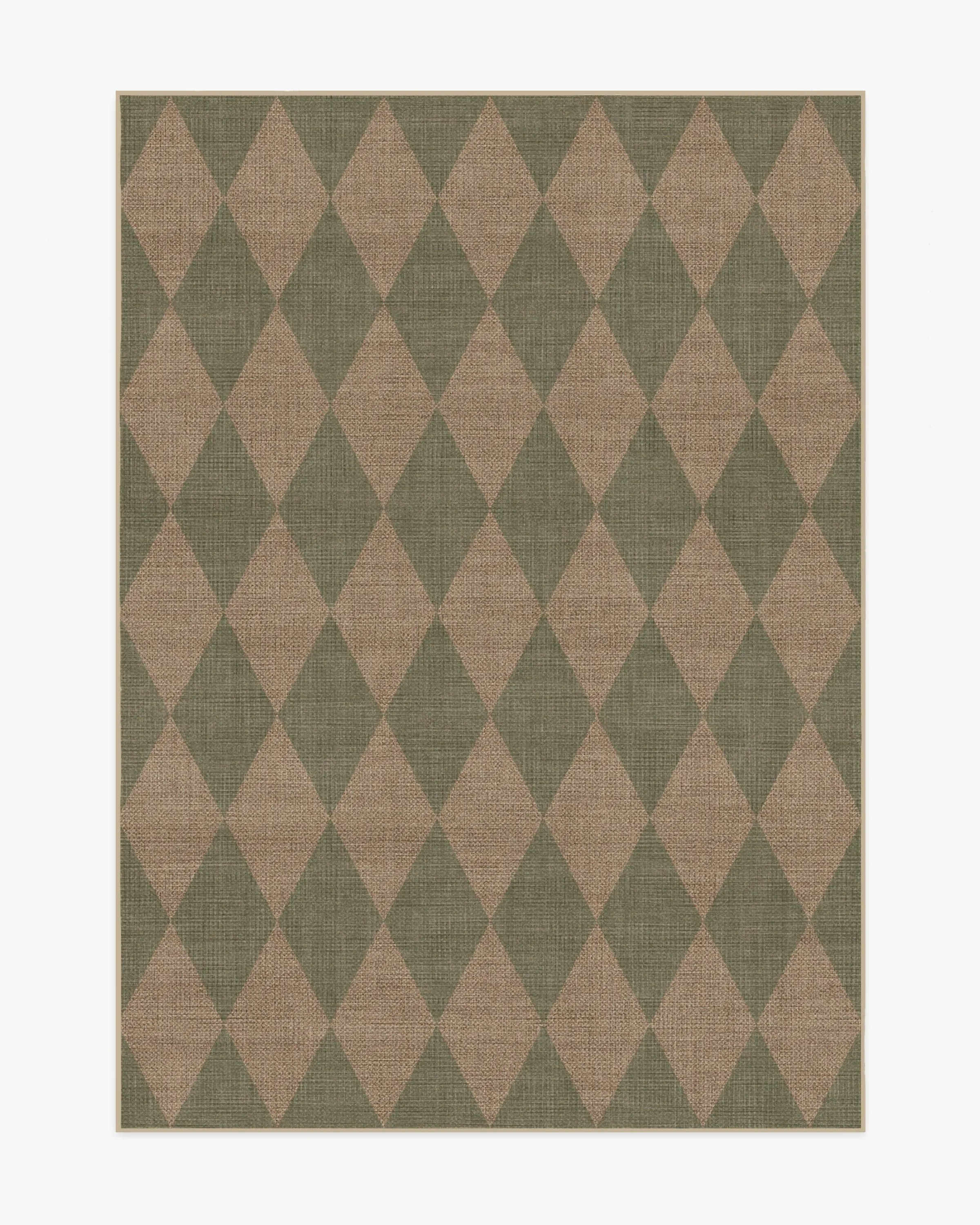 Machine Washable Area Rug - Sage Green, Re-Jute