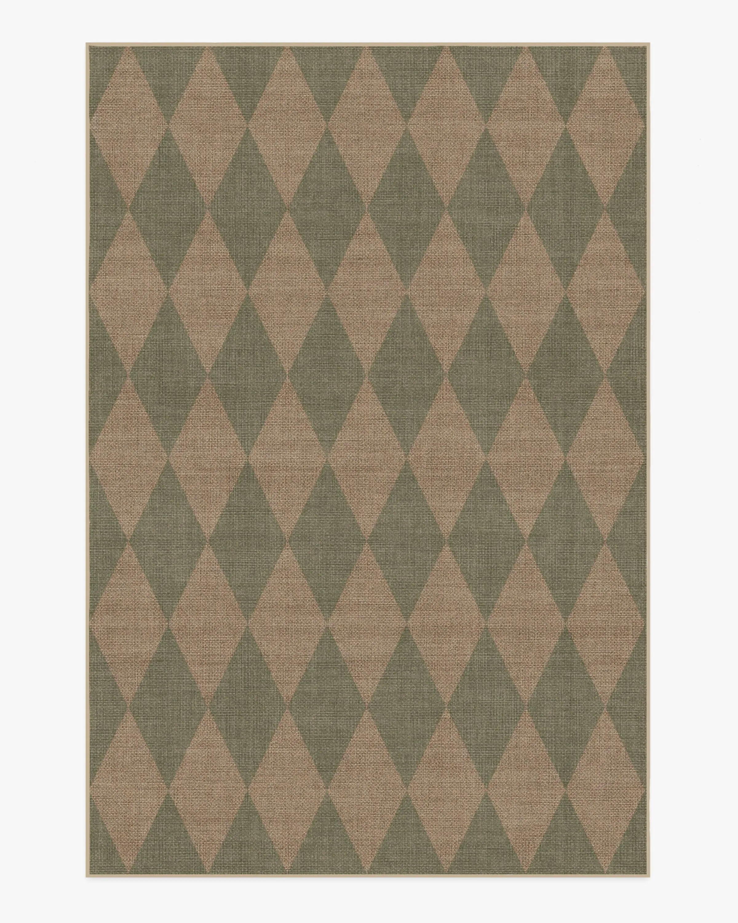 Machine Washable Area Rug - Sage Green, Re-Jute