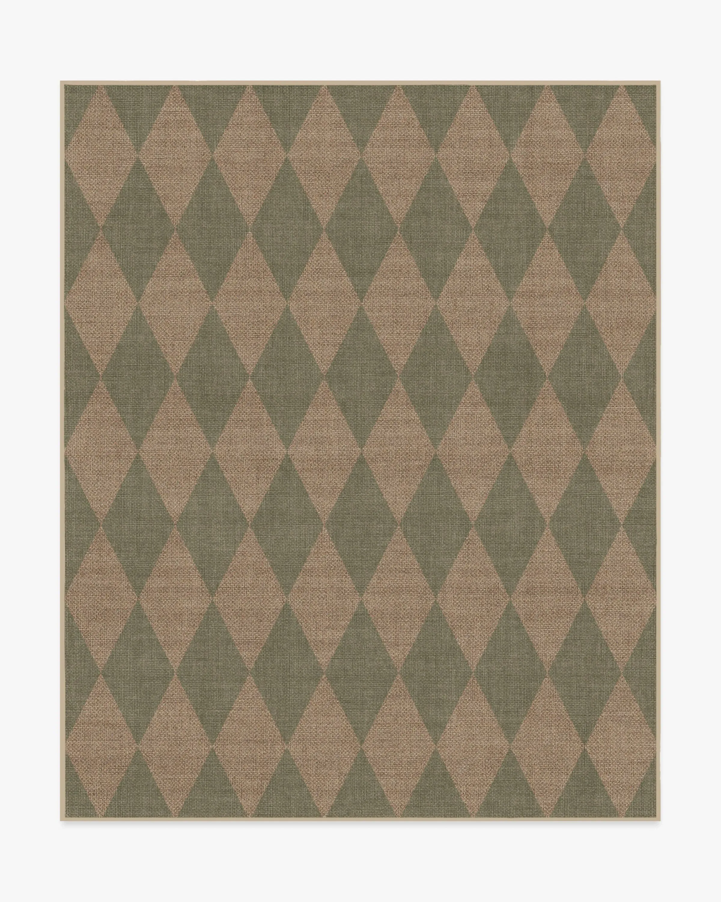 Machine Washable Area Rug - Sage Green, Re-Jute
