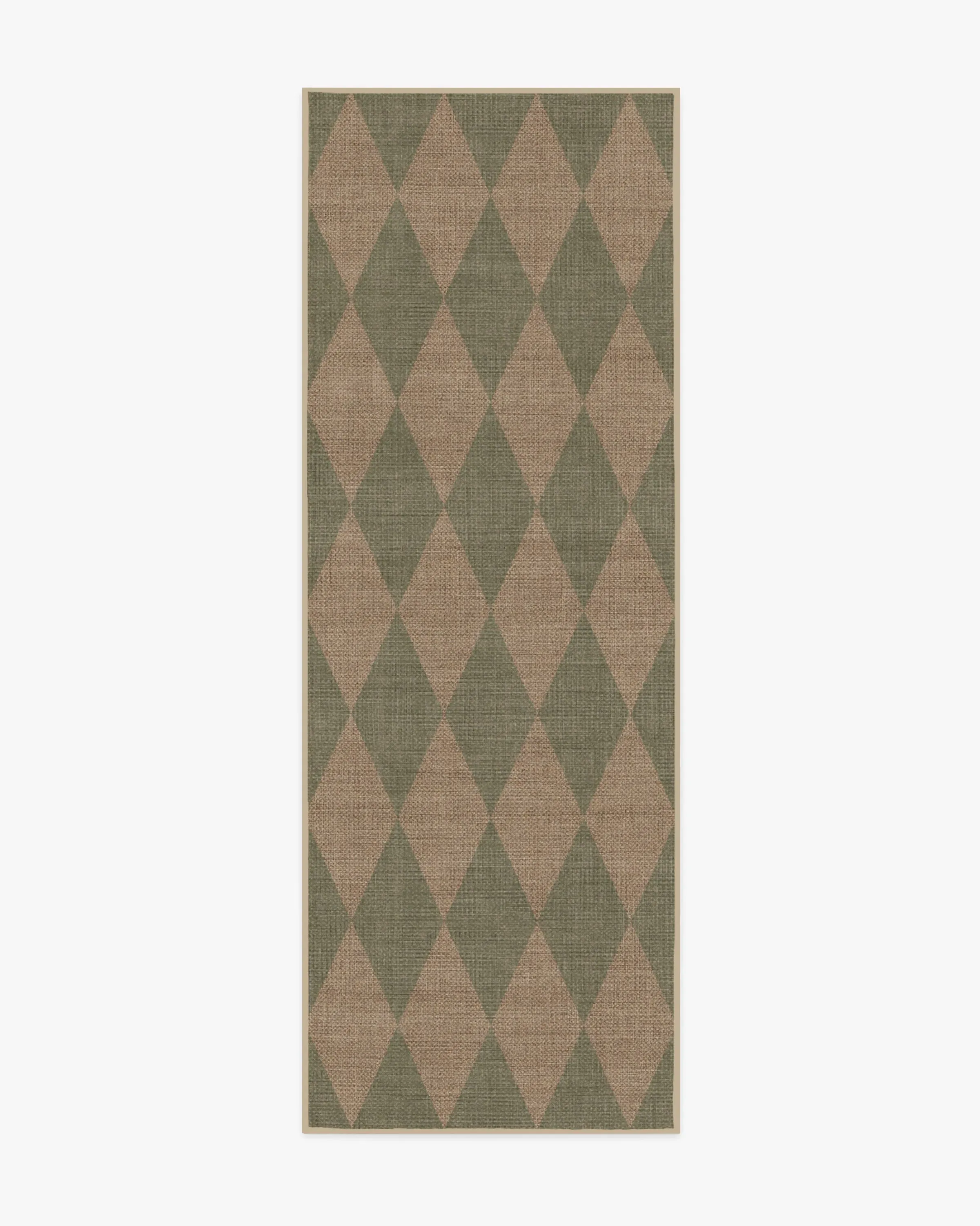 Machine Washable Area Rug - Sage Green, Re-Jute