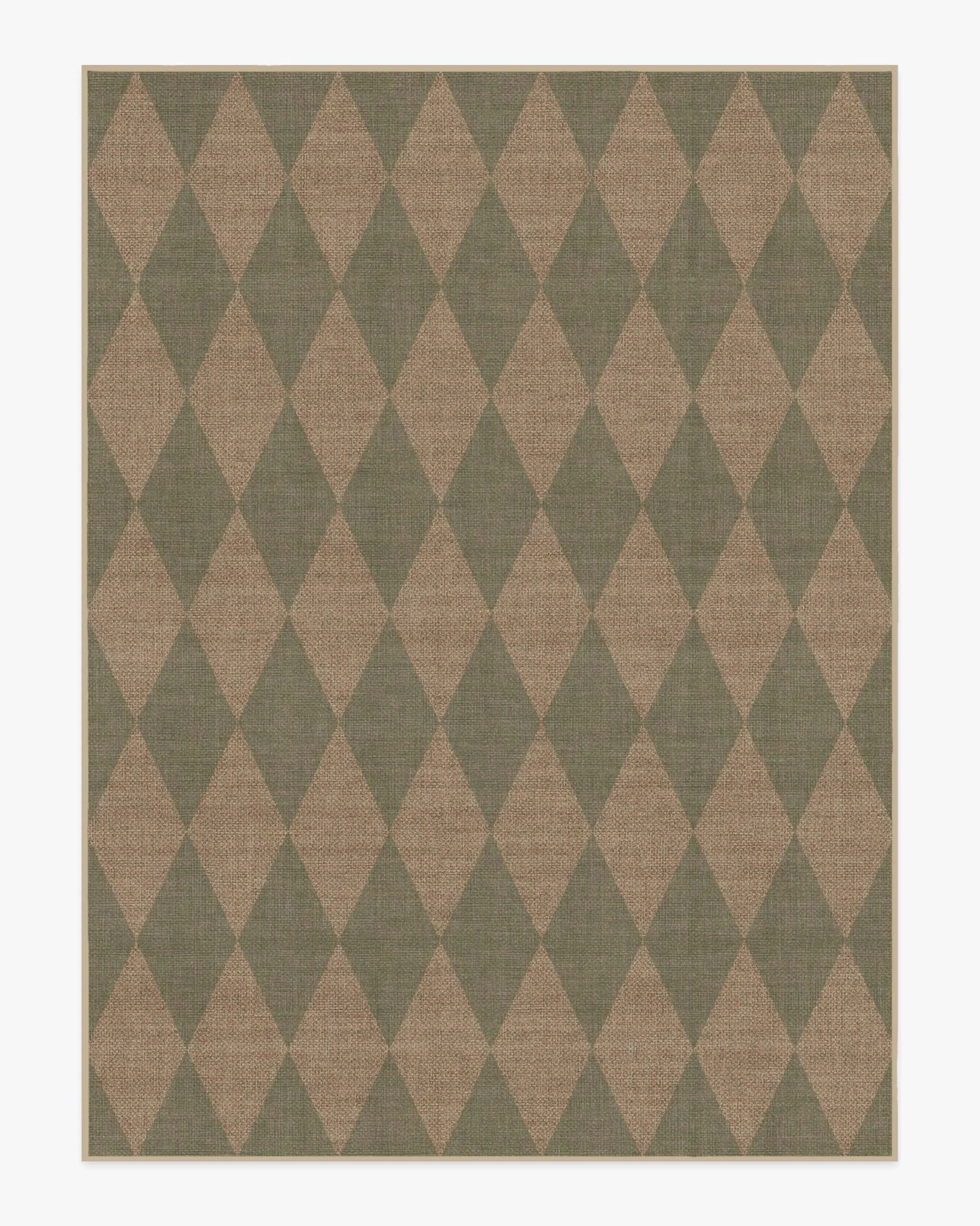 Machine Washable Area Rug - Sage Green, Re-Jute