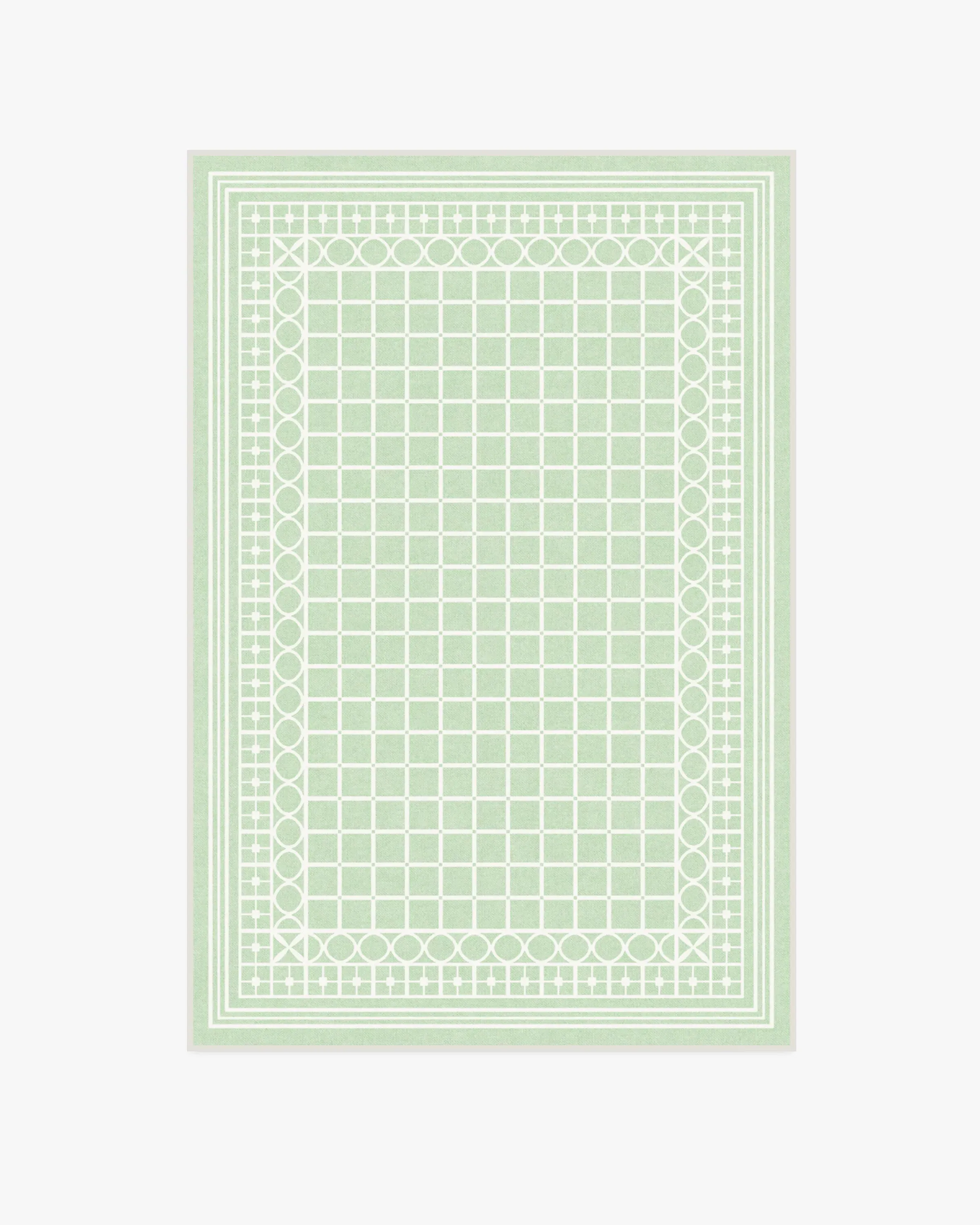 Machine Washable Area Rug - Sage Green