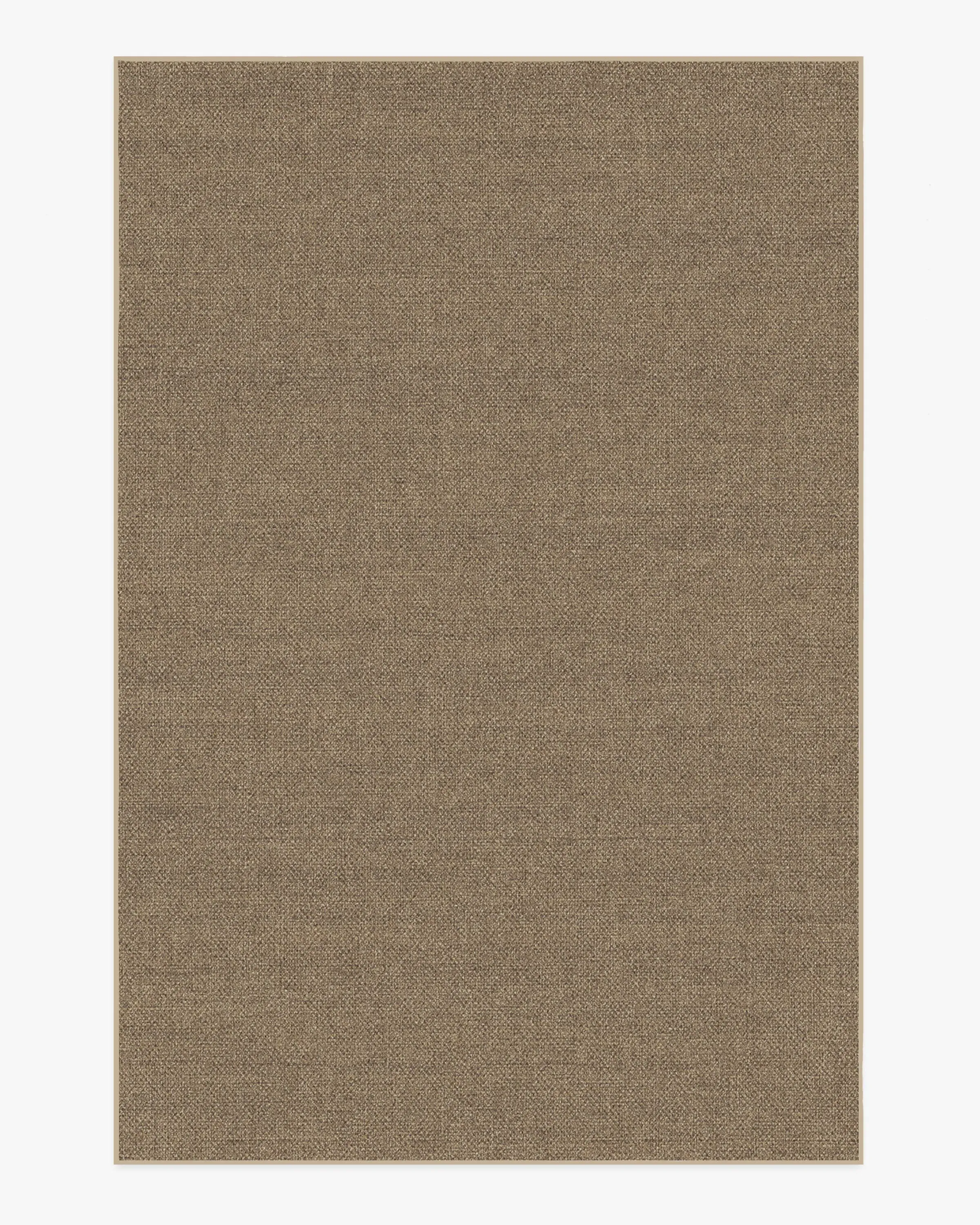 Machine Washable Area Rug - Sand, Jute-Look