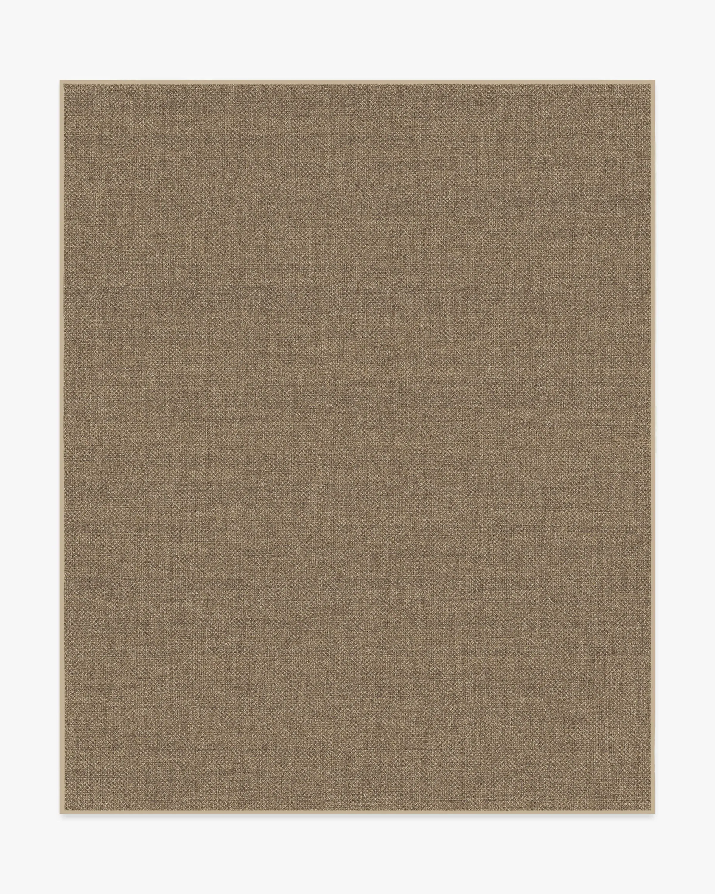 Machine Washable Area Rug - Sand, Jute-Look