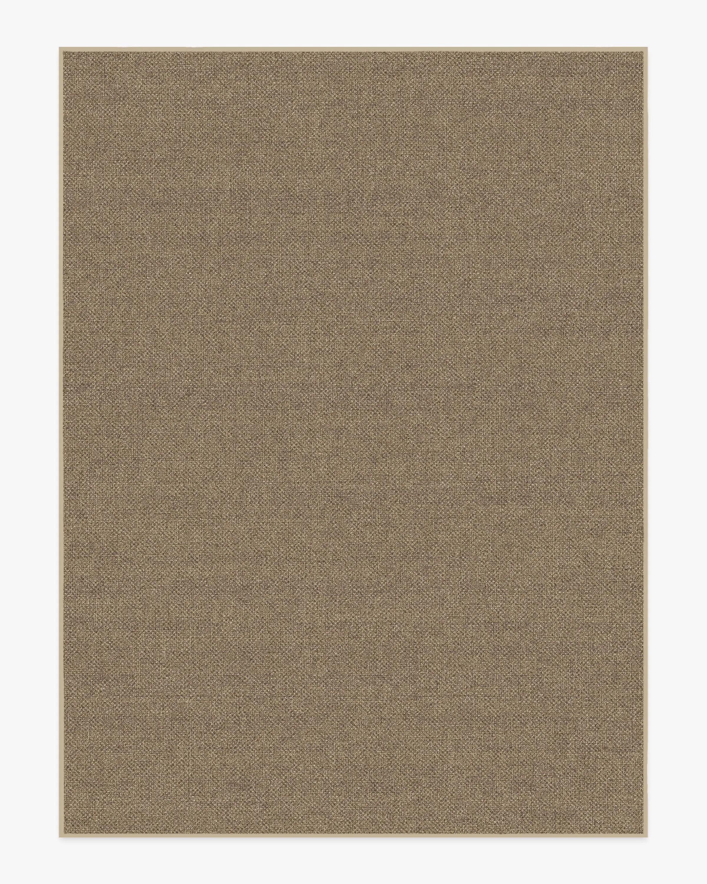 Machine Washable Area Rug - Sand, Jute-Look