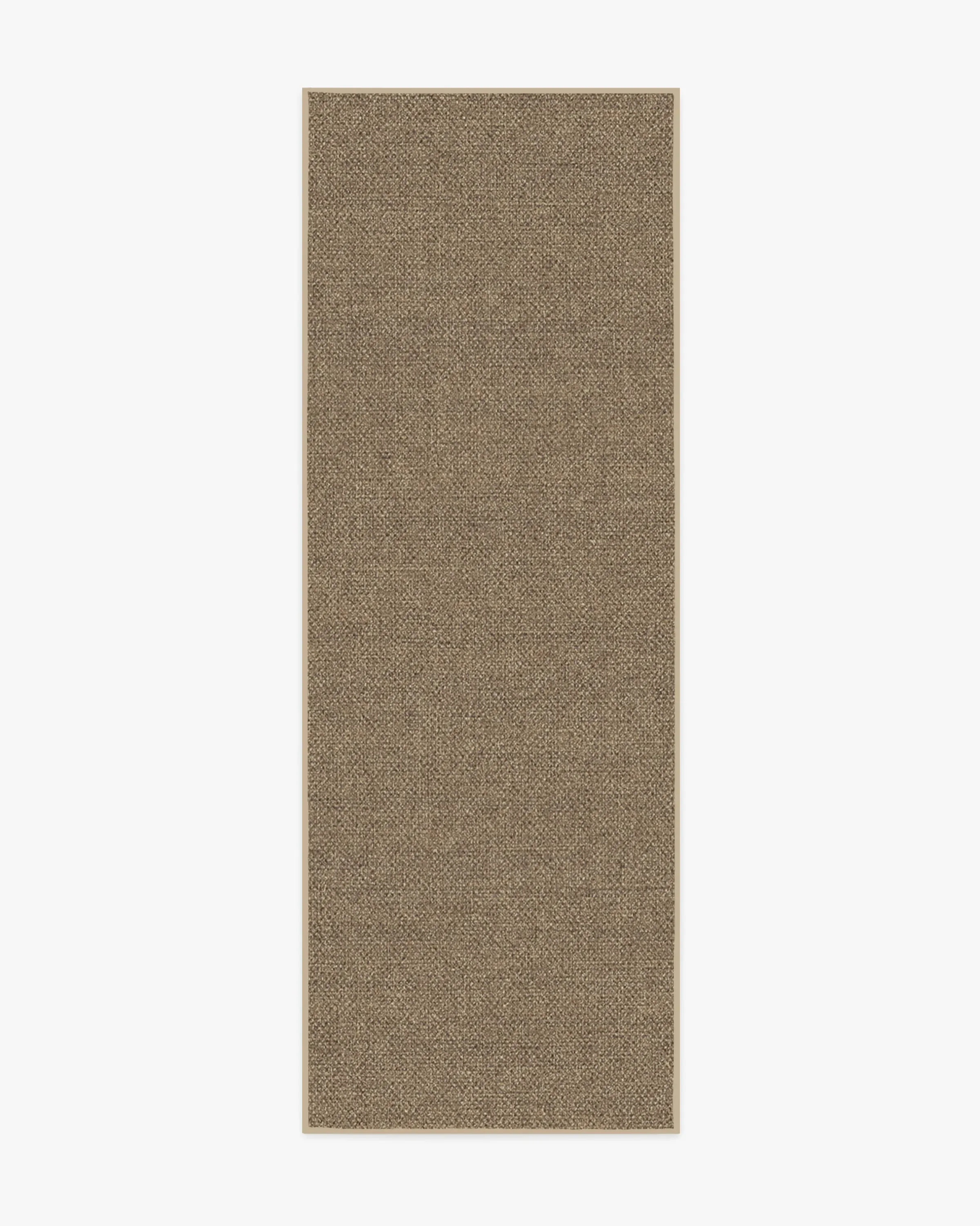 Machine Washable Area Rug - Sand, Jute-Look