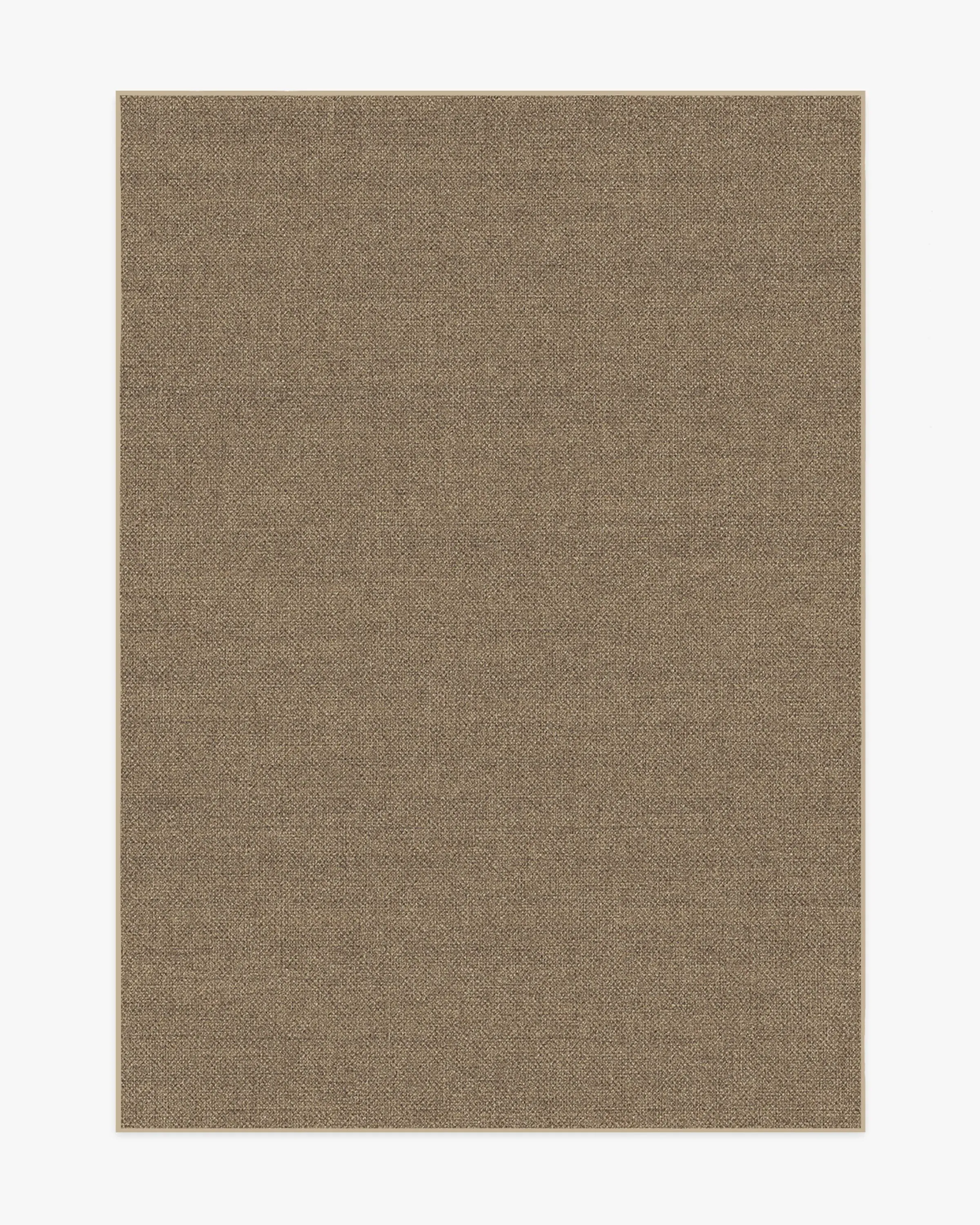 Machine Washable Area Rug - Sand, Jute-Look
