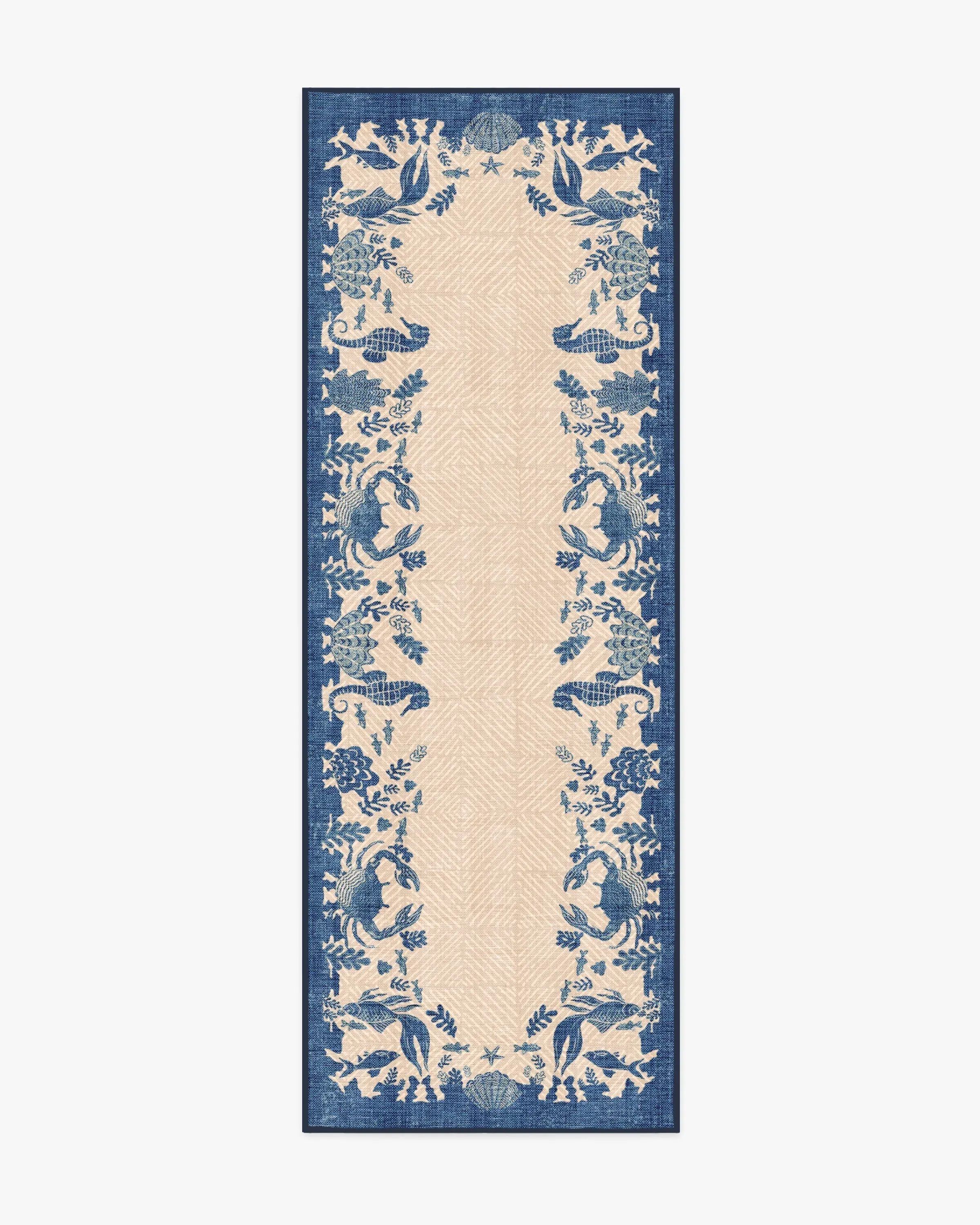 Machine Washable Area Rug - Sapphire Blue