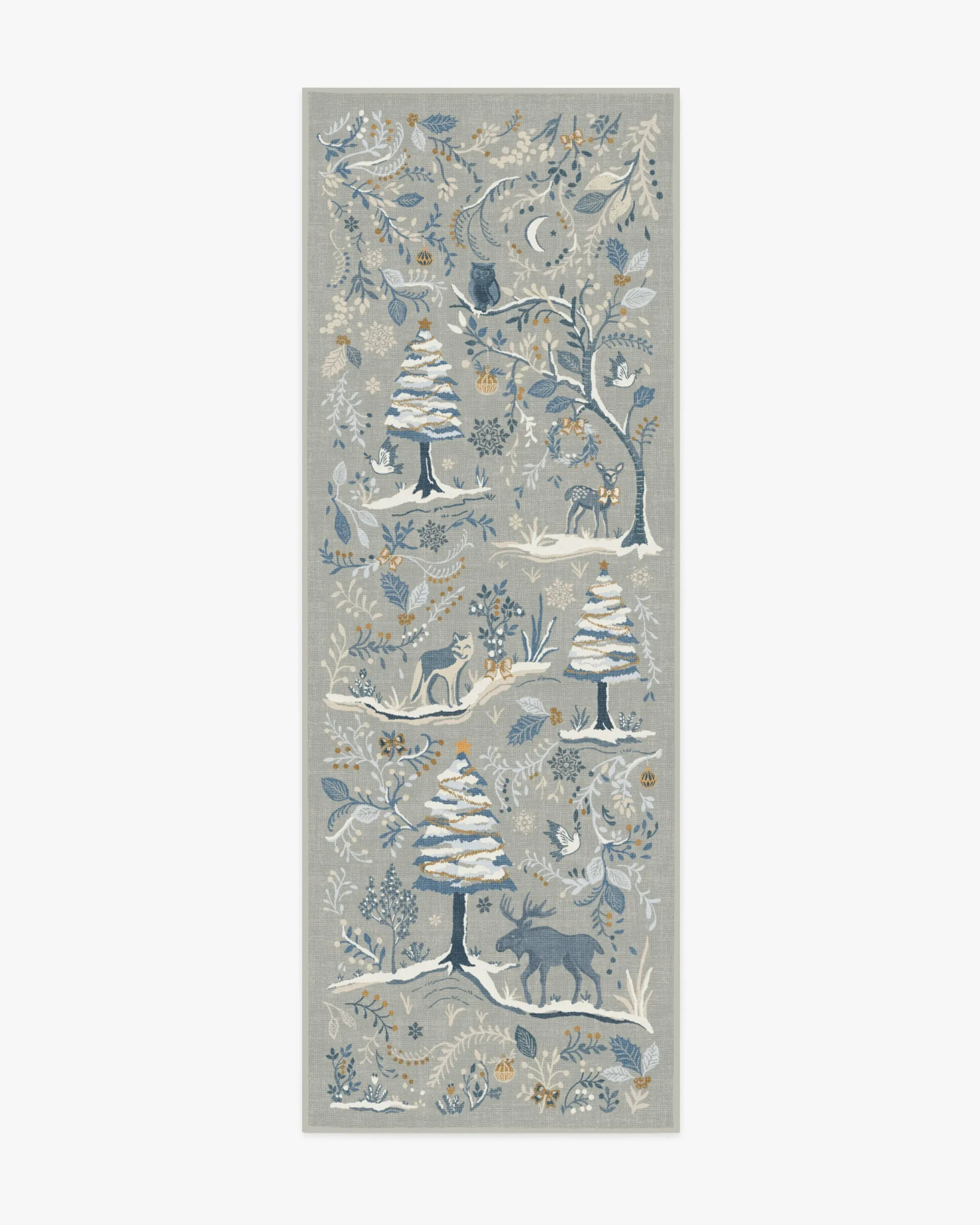 Machine Washable Area Rug - Silver