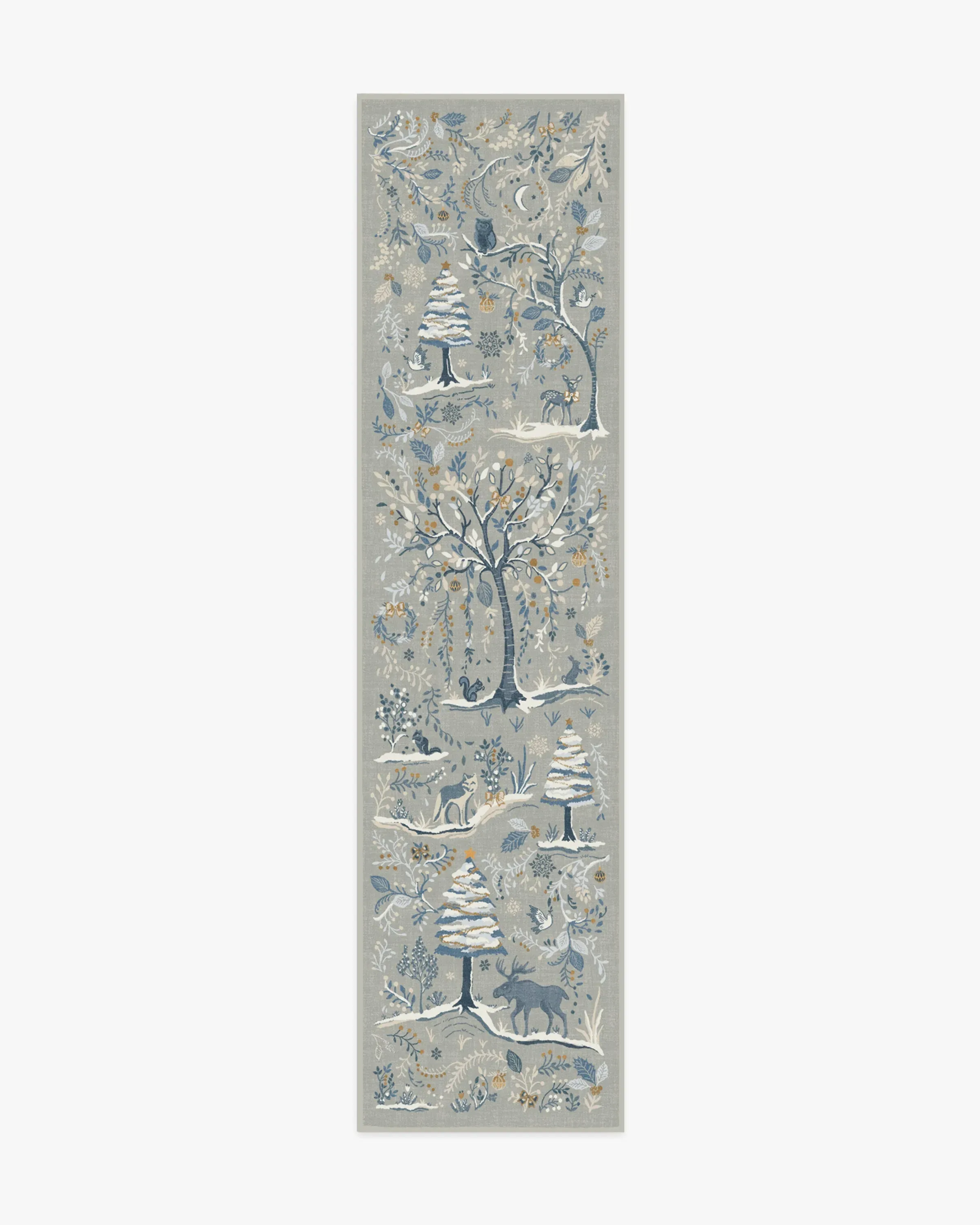 Machine Washable Area Rug - Silver