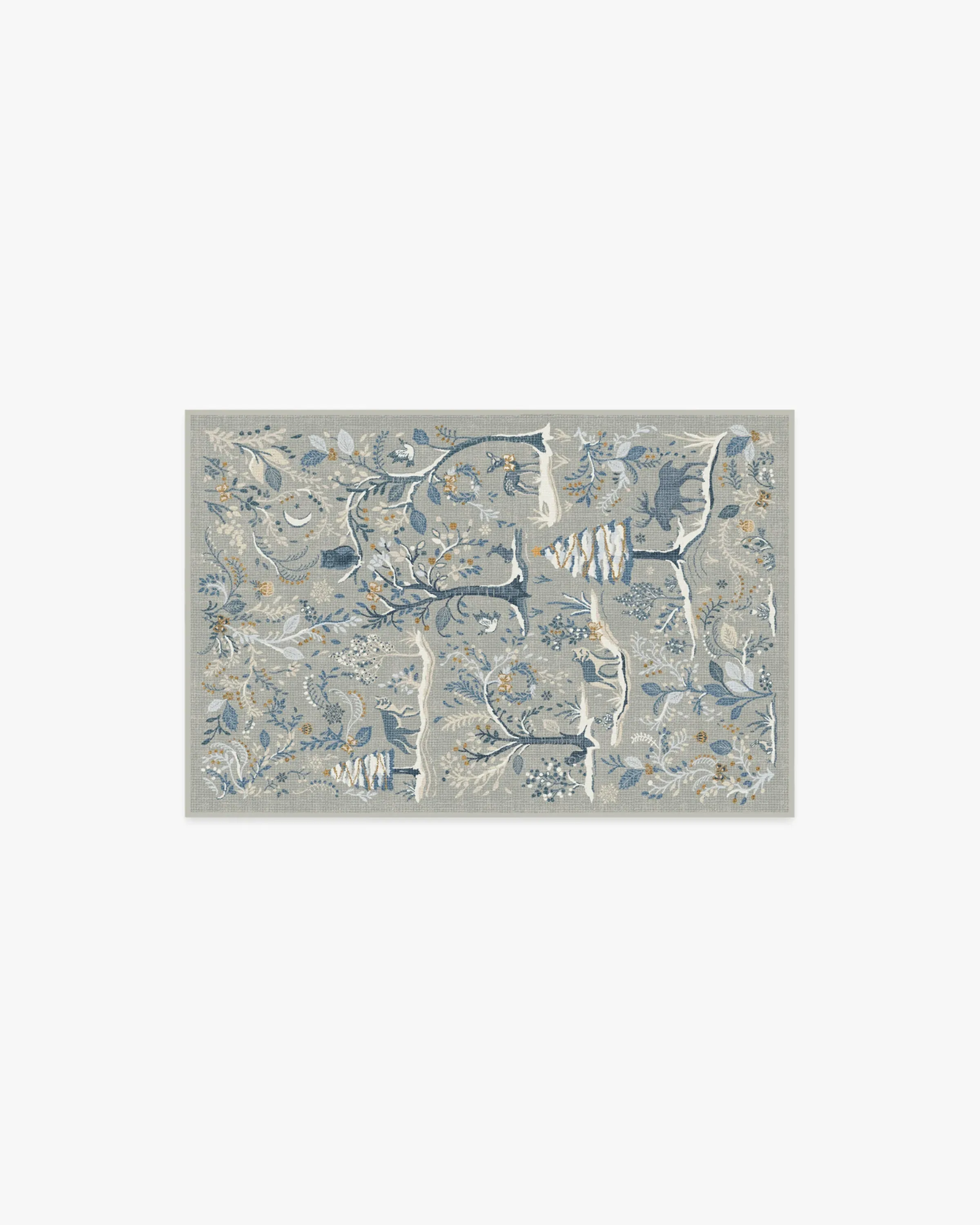 Machine Washable Area Rug - Silver image