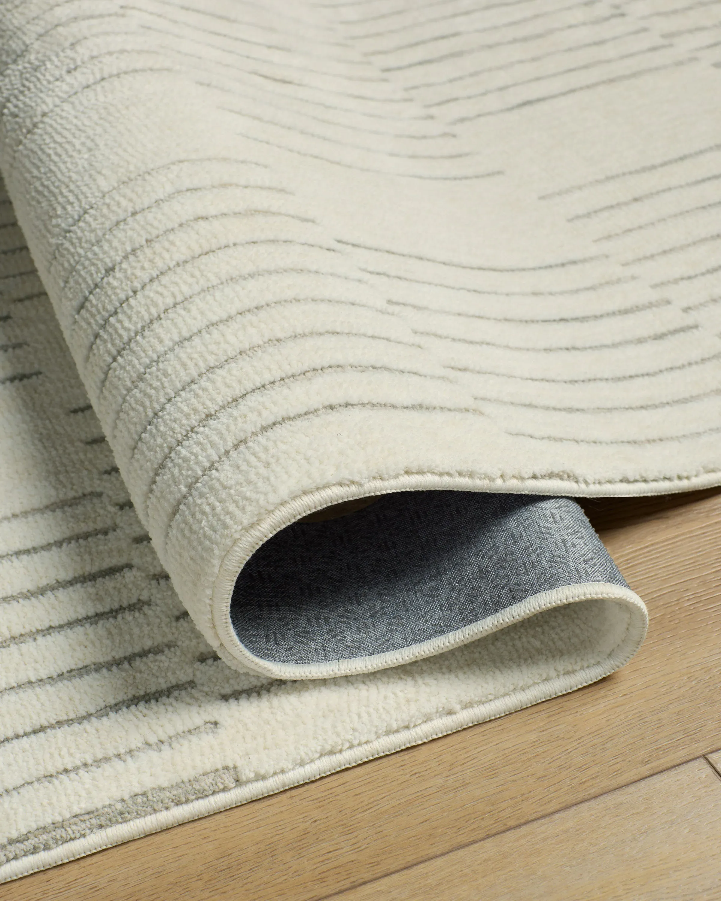 Machine Washable Area Rug - Soft White, Plush