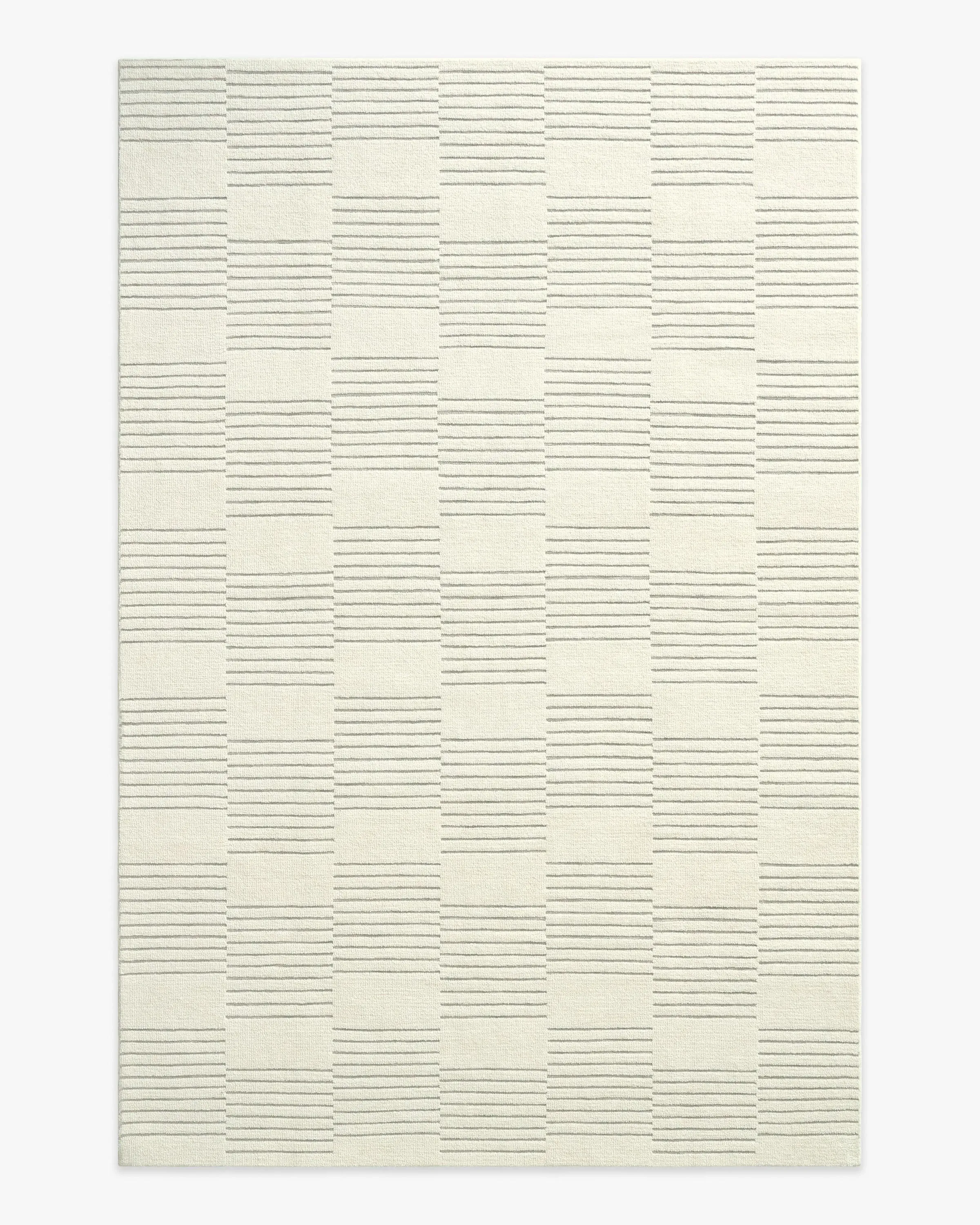 Machine Washable Area Rug - Soft White, Plush