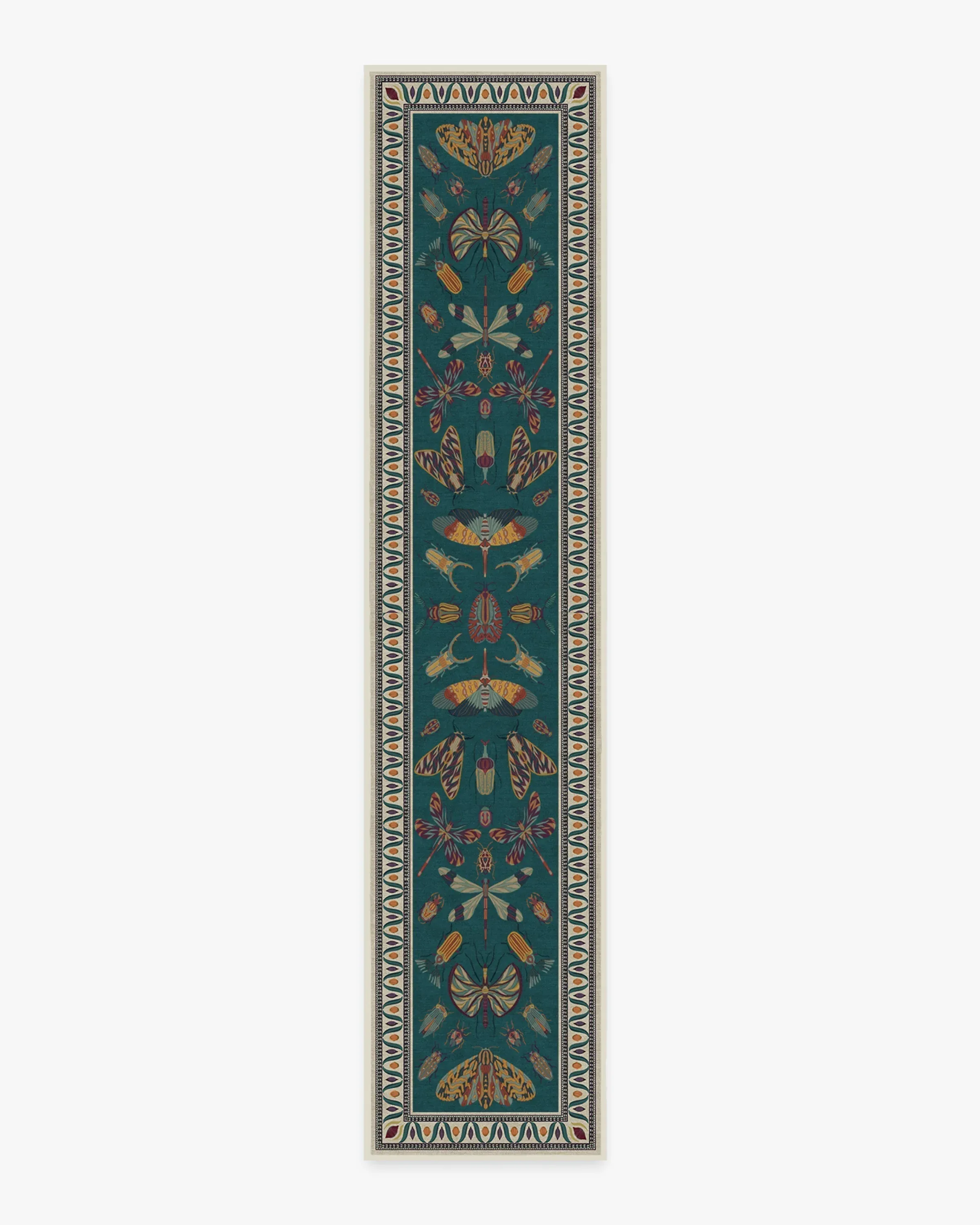 Machine Washable Area Rug - Teal, Chenille