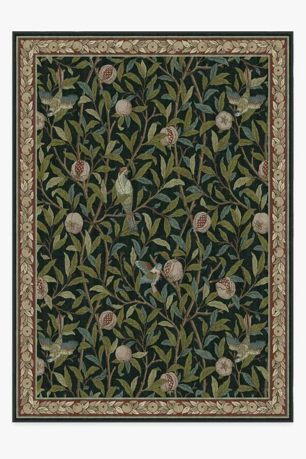 Machine Washable Area Rug - Teal Green
