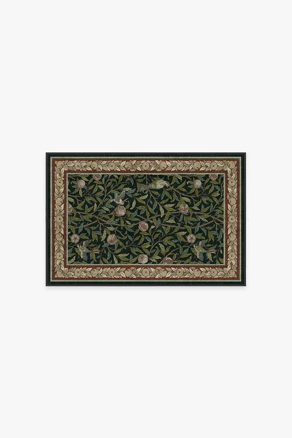 Machine Washable Area Rug - Teal Green image