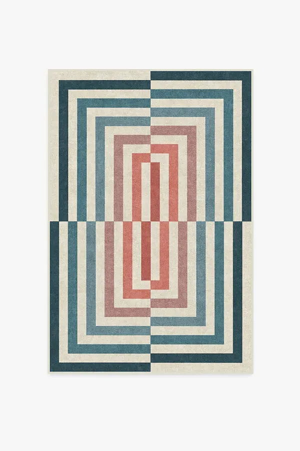 Machine Washable Area Rug - Teal