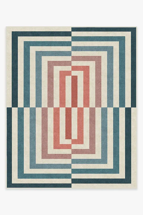 Machine Washable Area Rug - Teal