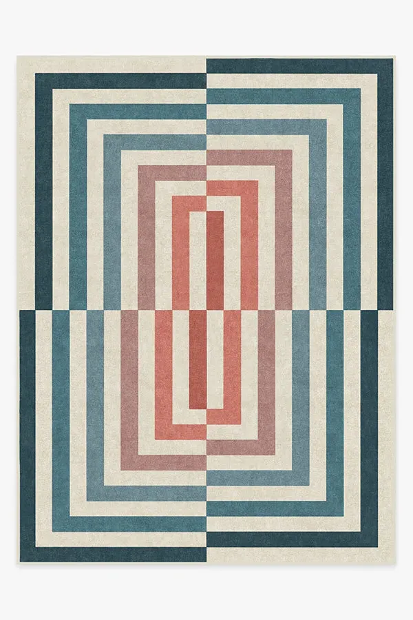 Machine Washable Area Rug - Teal