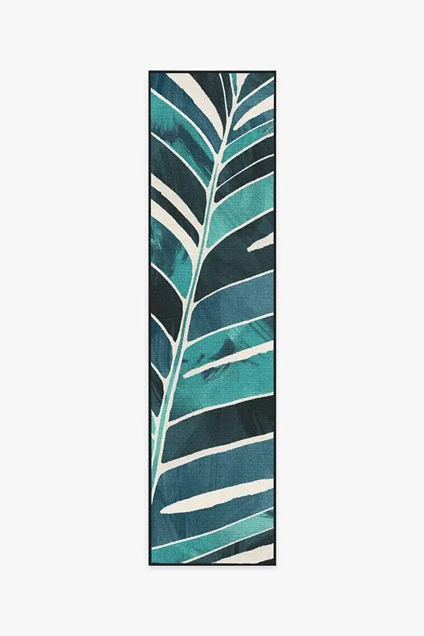 Machine Washable Area Rug - Teal
