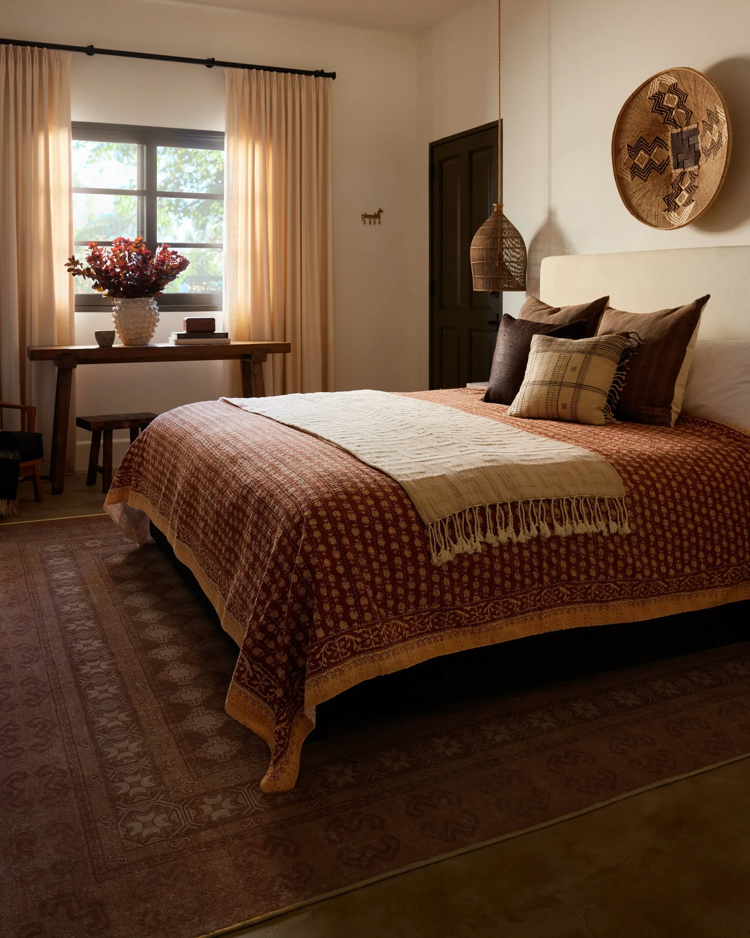 Machine Washable Area Rug - Terracotta