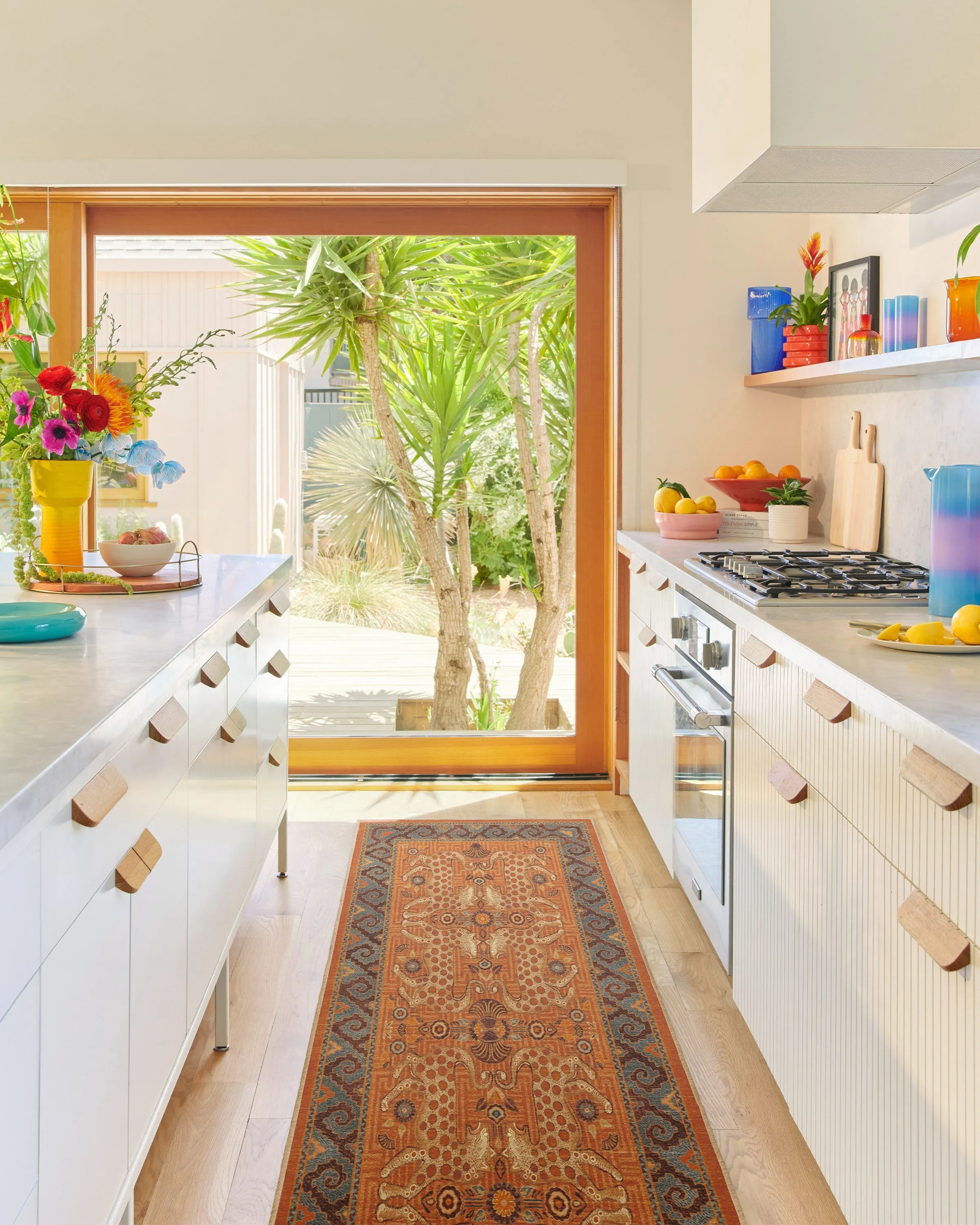 Machine Washable Area Rug - Terracotta