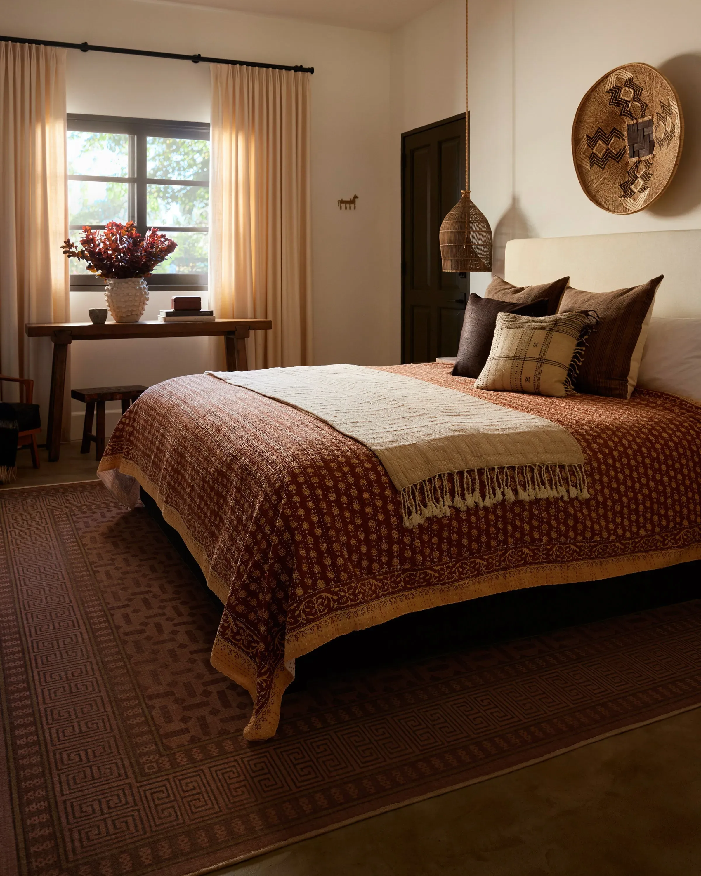 Machine Washable Area Rug - Terracotta