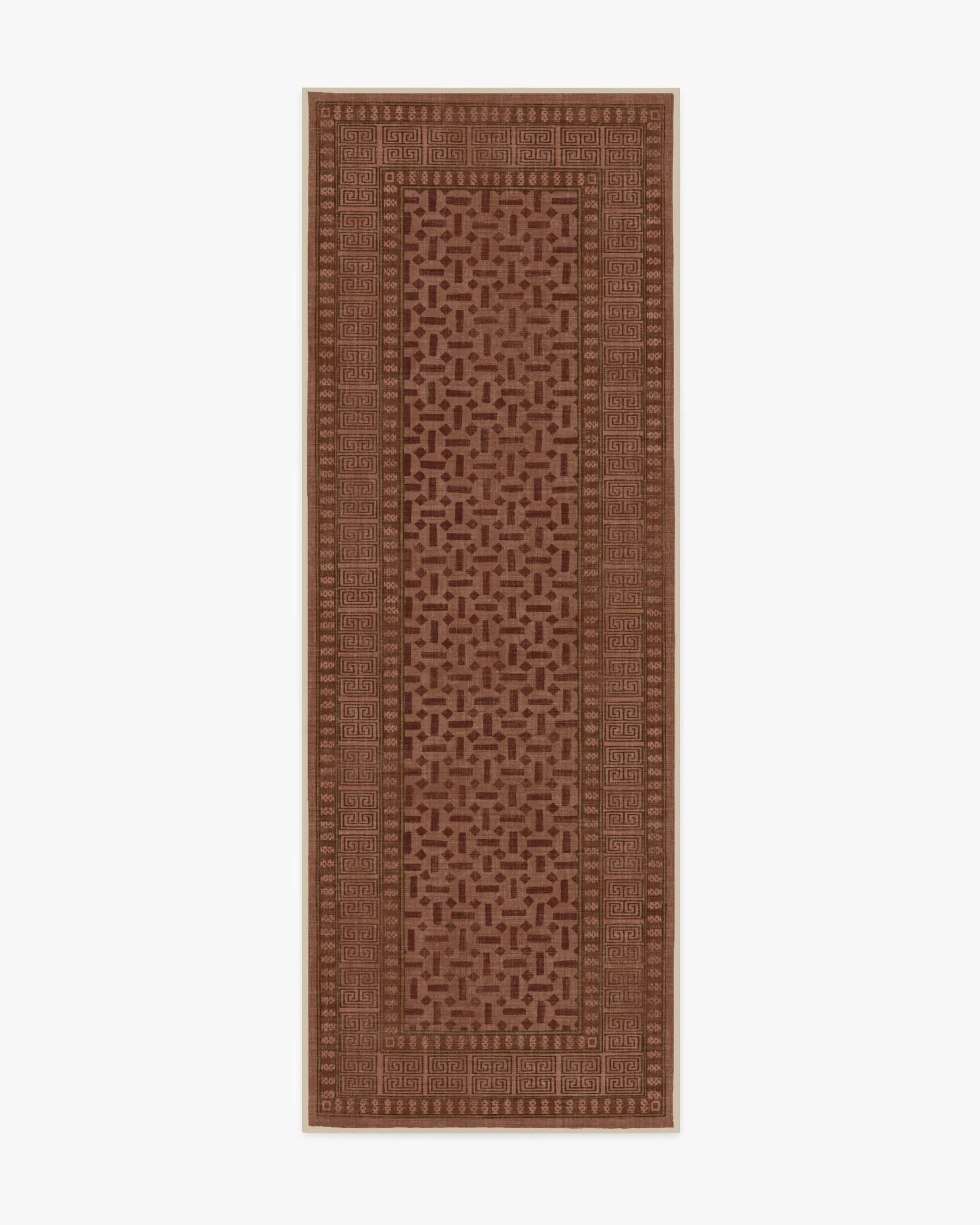 Machine Washable Area Rug - Terracotta image