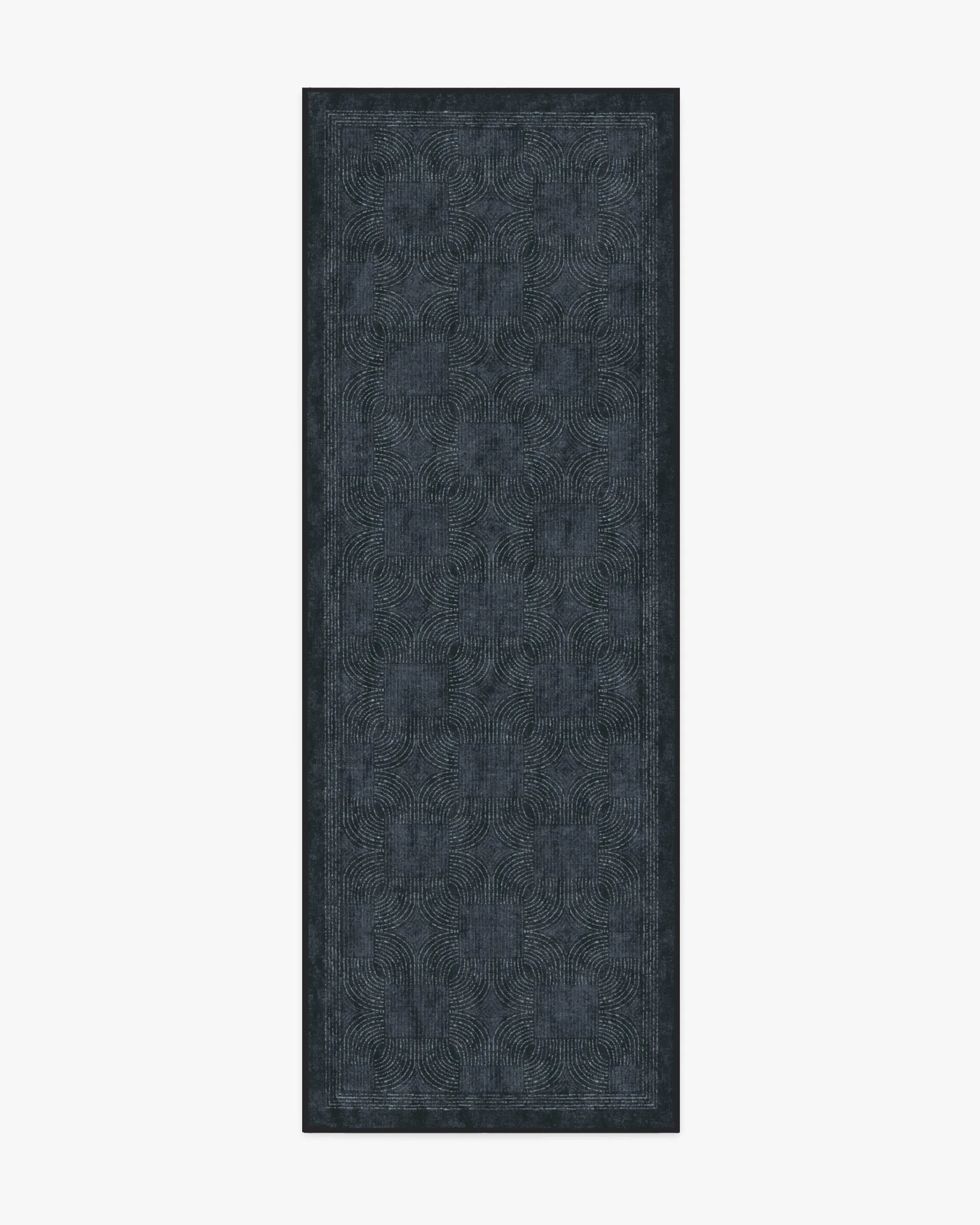 Machine Washable Runner Rug - Indigo, Flatwoven