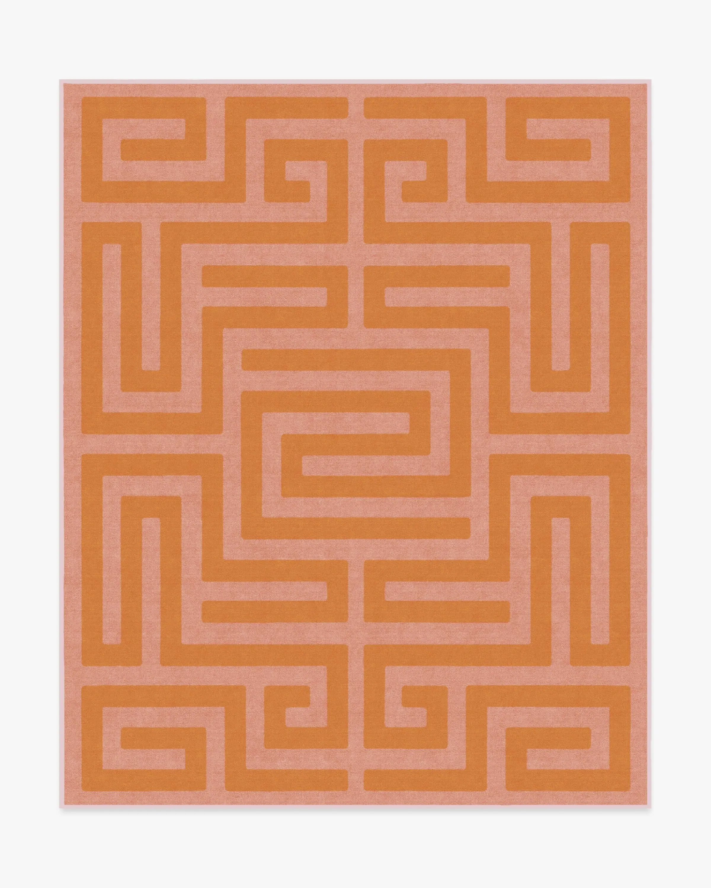 Maze Flatwoven Rug Machine Washable - Pink