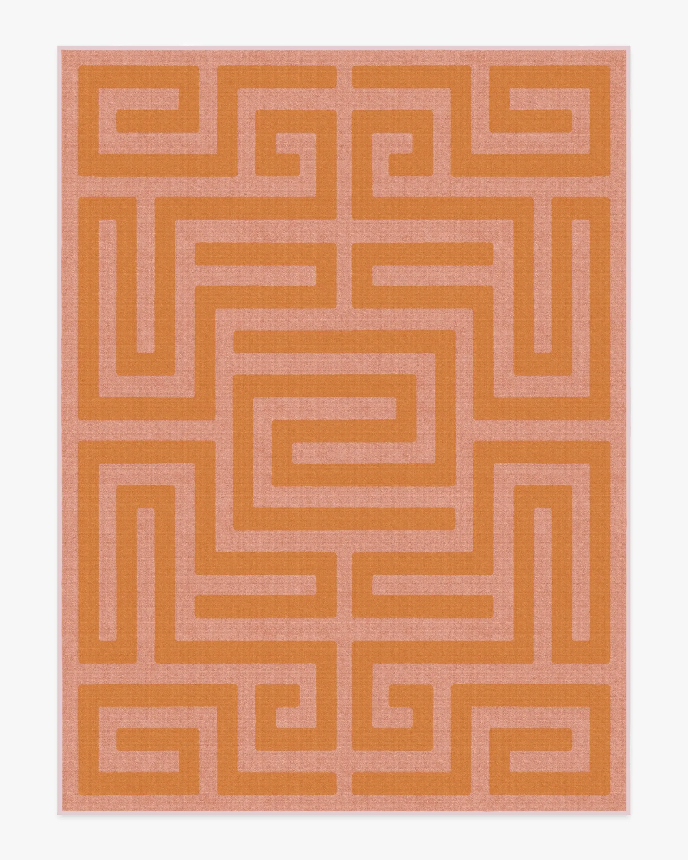 Maze Flatwoven Rug Machine Washable - Pink