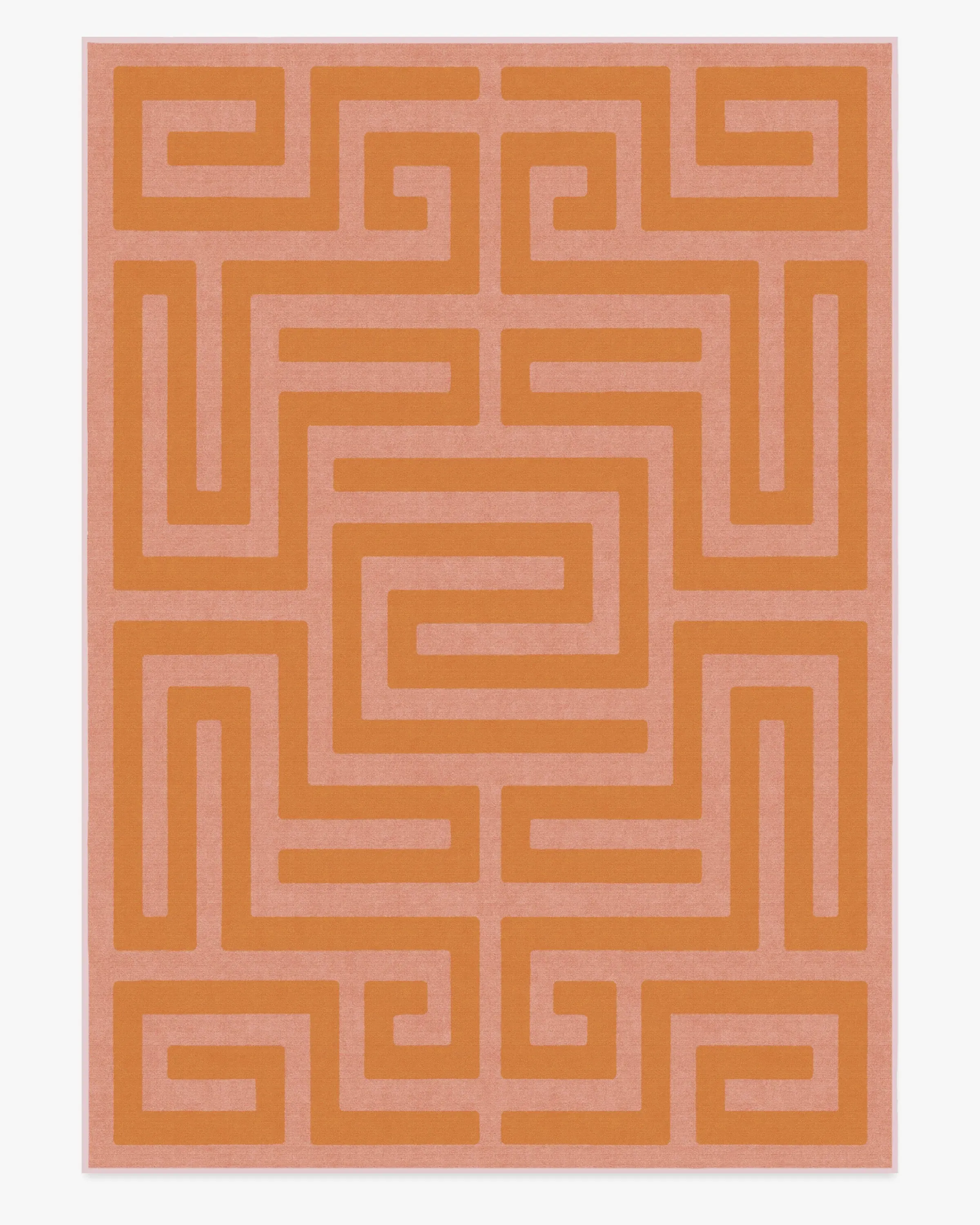 Maze Flatwoven Rug Machine Washable - Pink