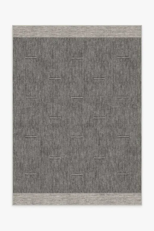 Medium Area Rug Machine Washable - Charcoal