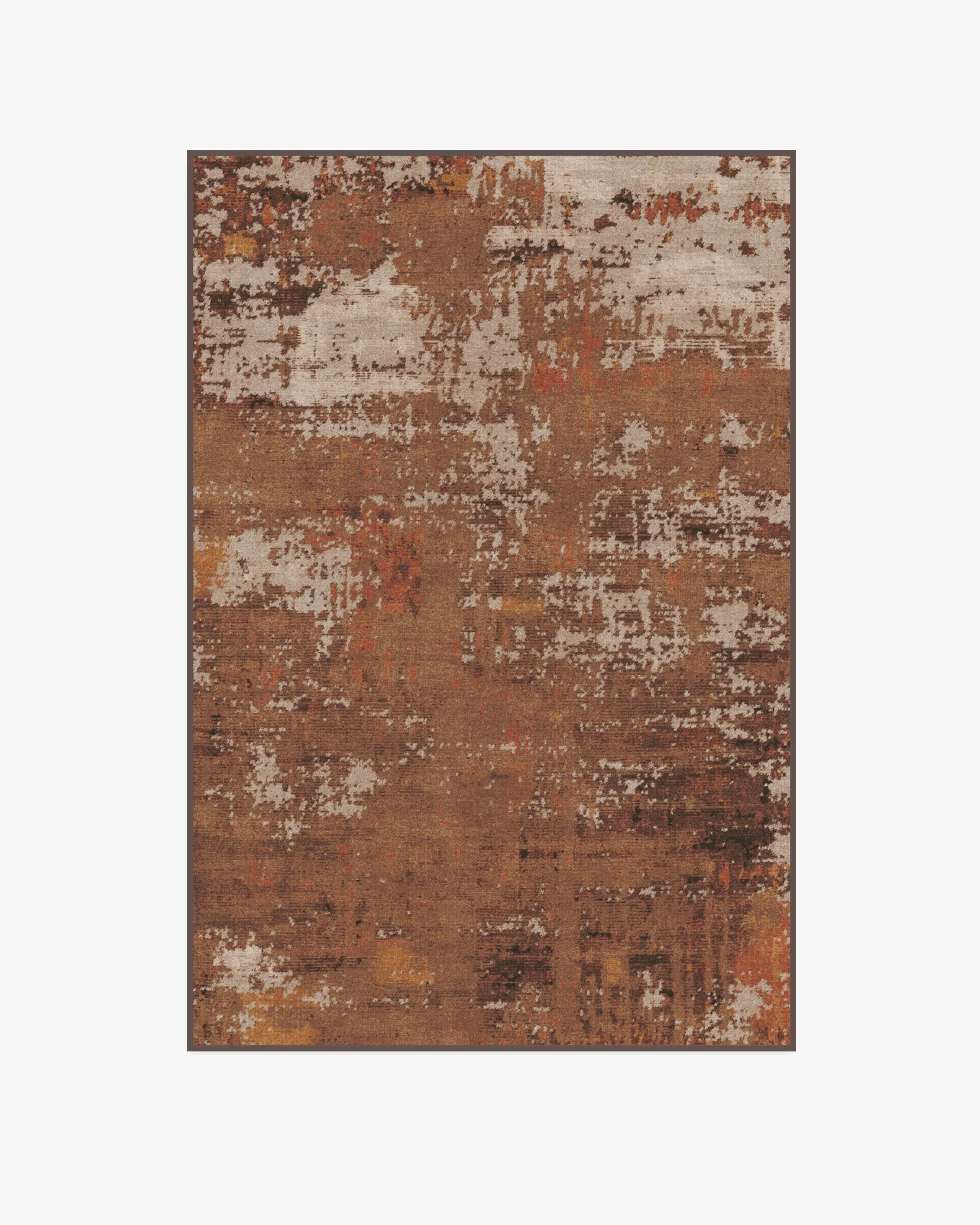 Medium Area Rug Machine Washable - Copper