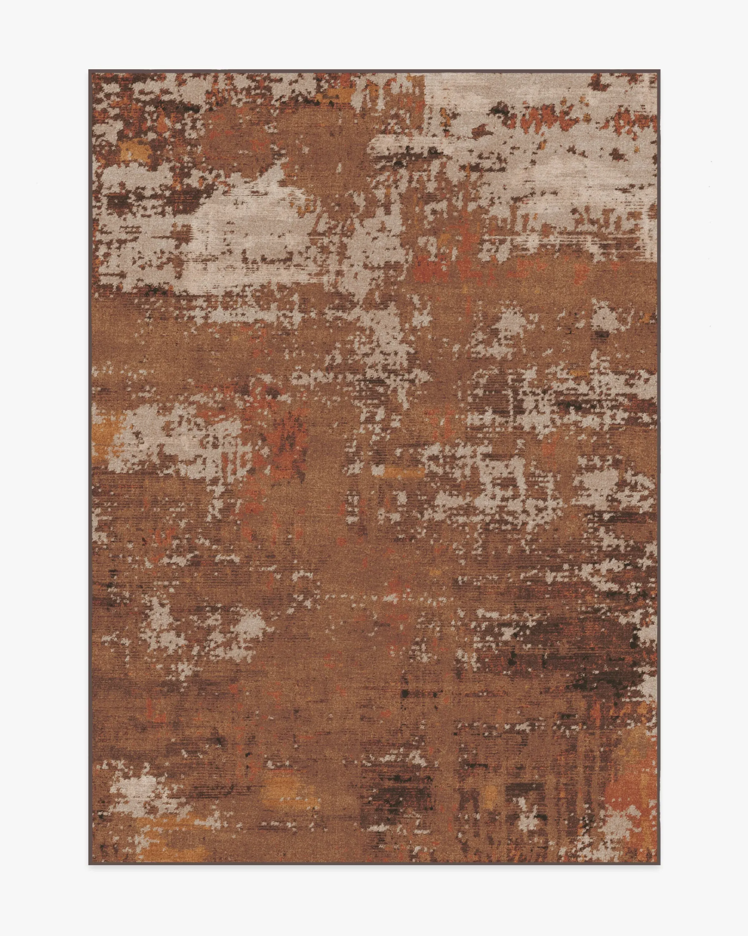 Medium Area Rug Machine Washable - Copper