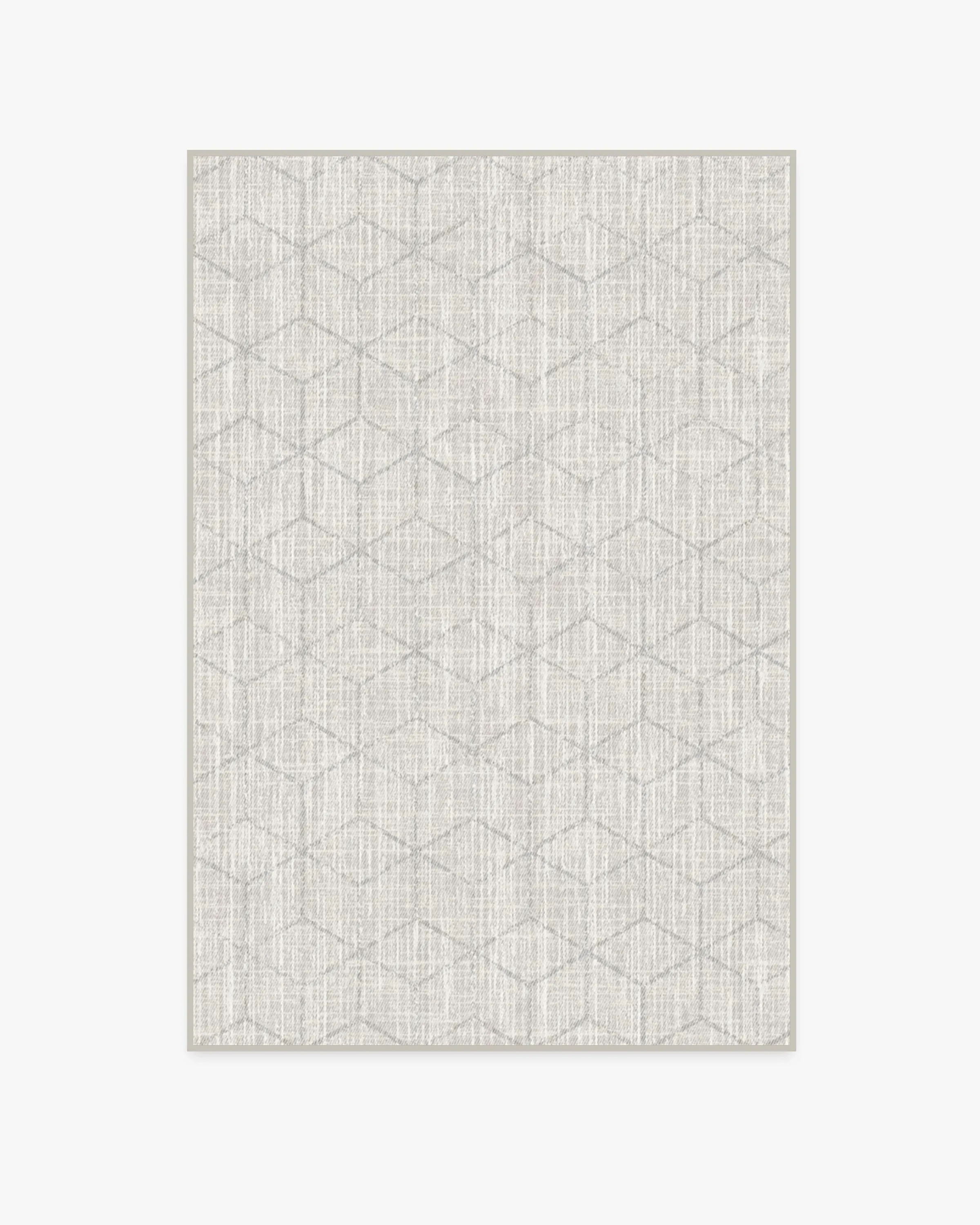 Medium Area Rug Machine Washable - Cream, Chenille