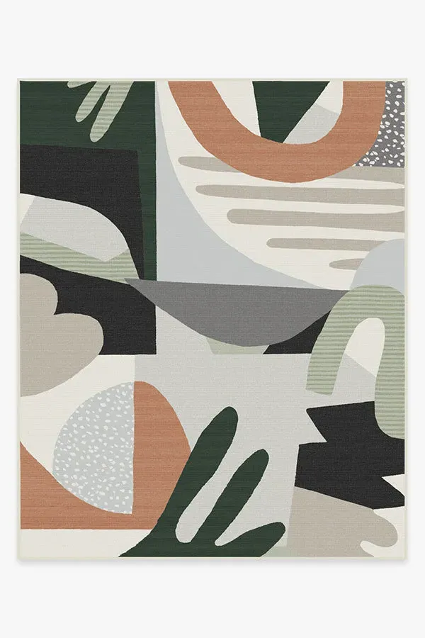 Medium Area Rug Machine Washable - Desert Sage