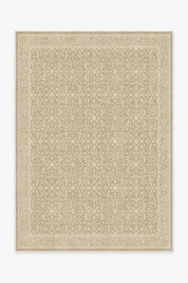 Medium Area Rug Machine Washable - Ecru, Chenille