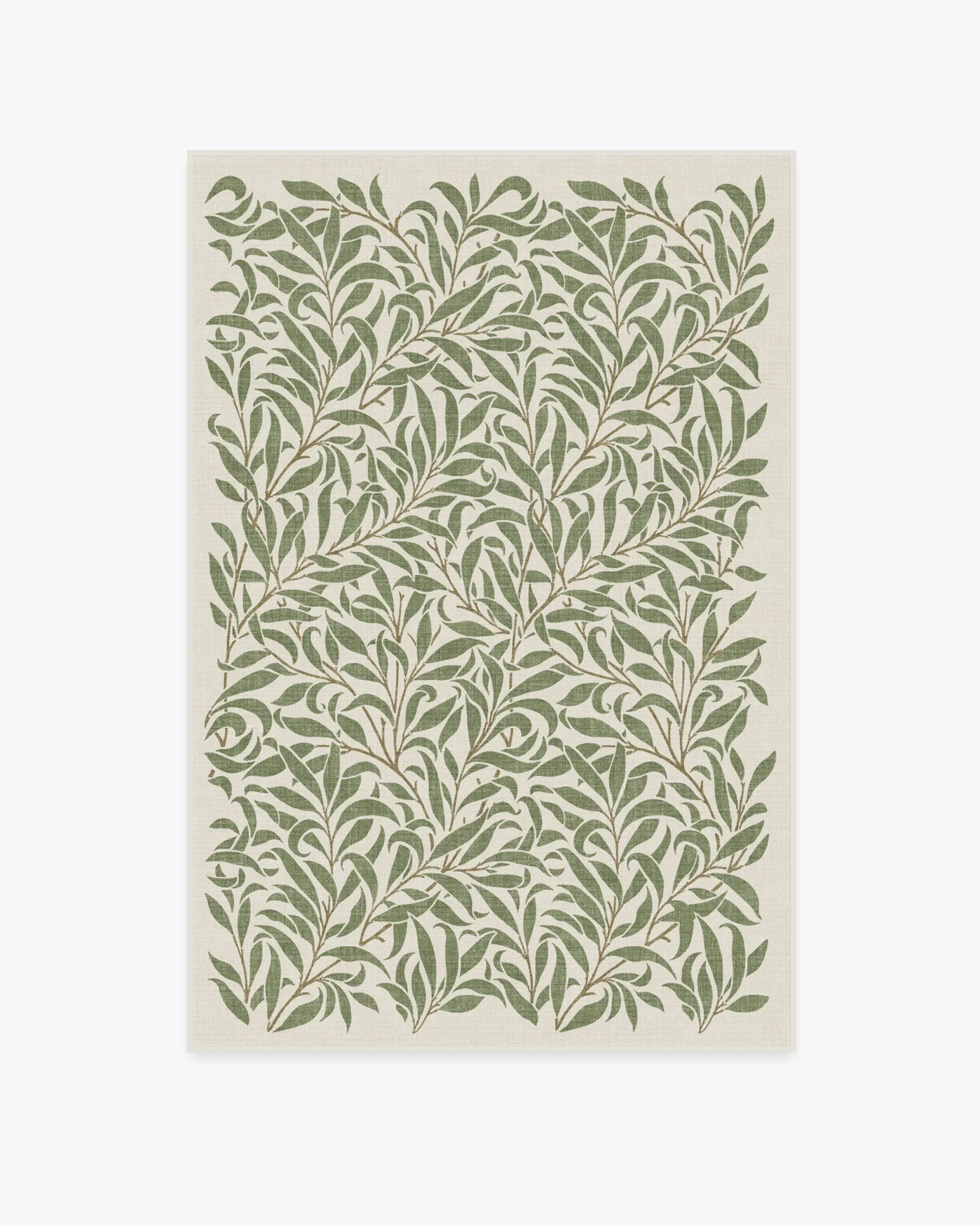 Medium Area Rug Machine Washable - Green