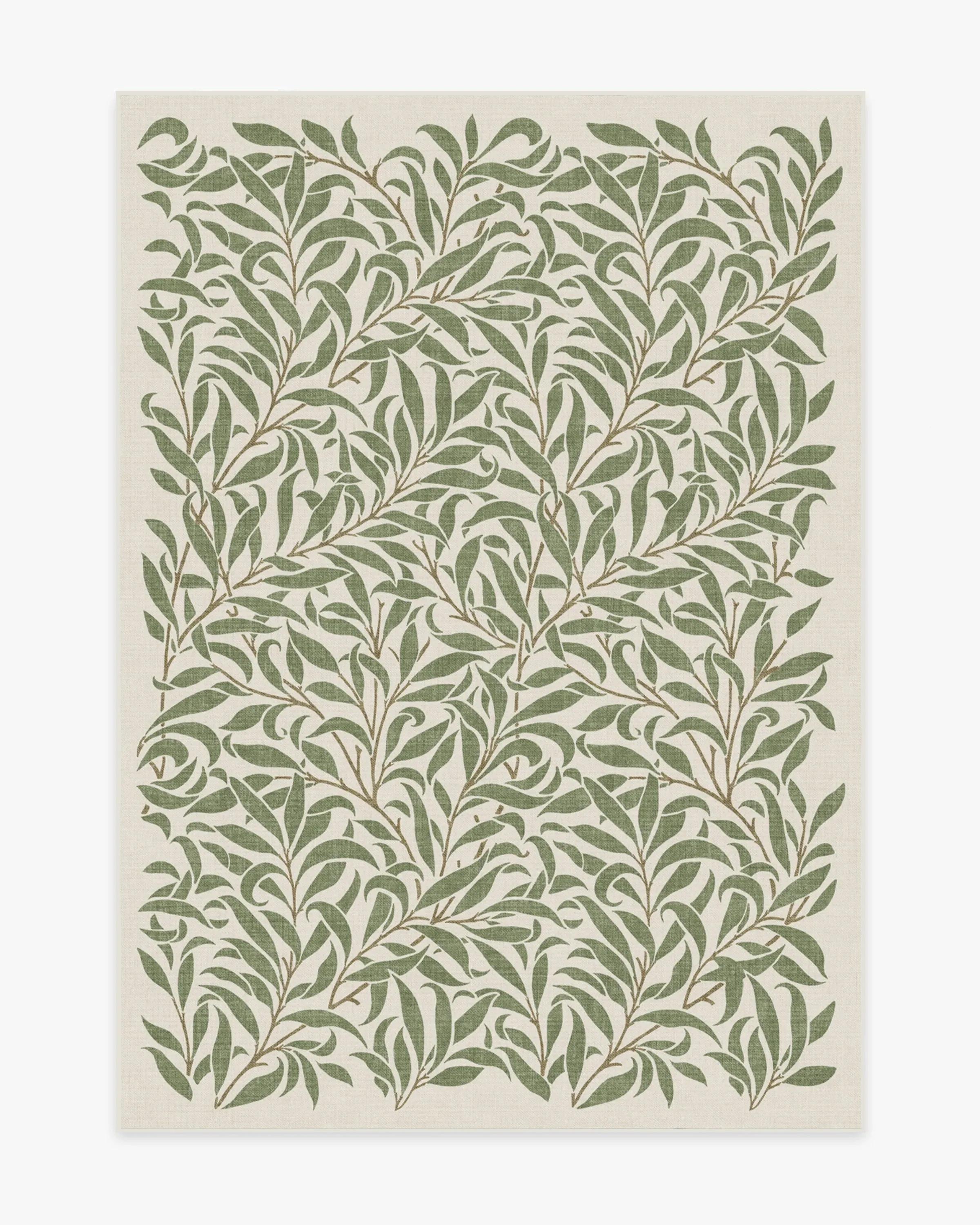 Medium Area Rug Machine Washable - Green