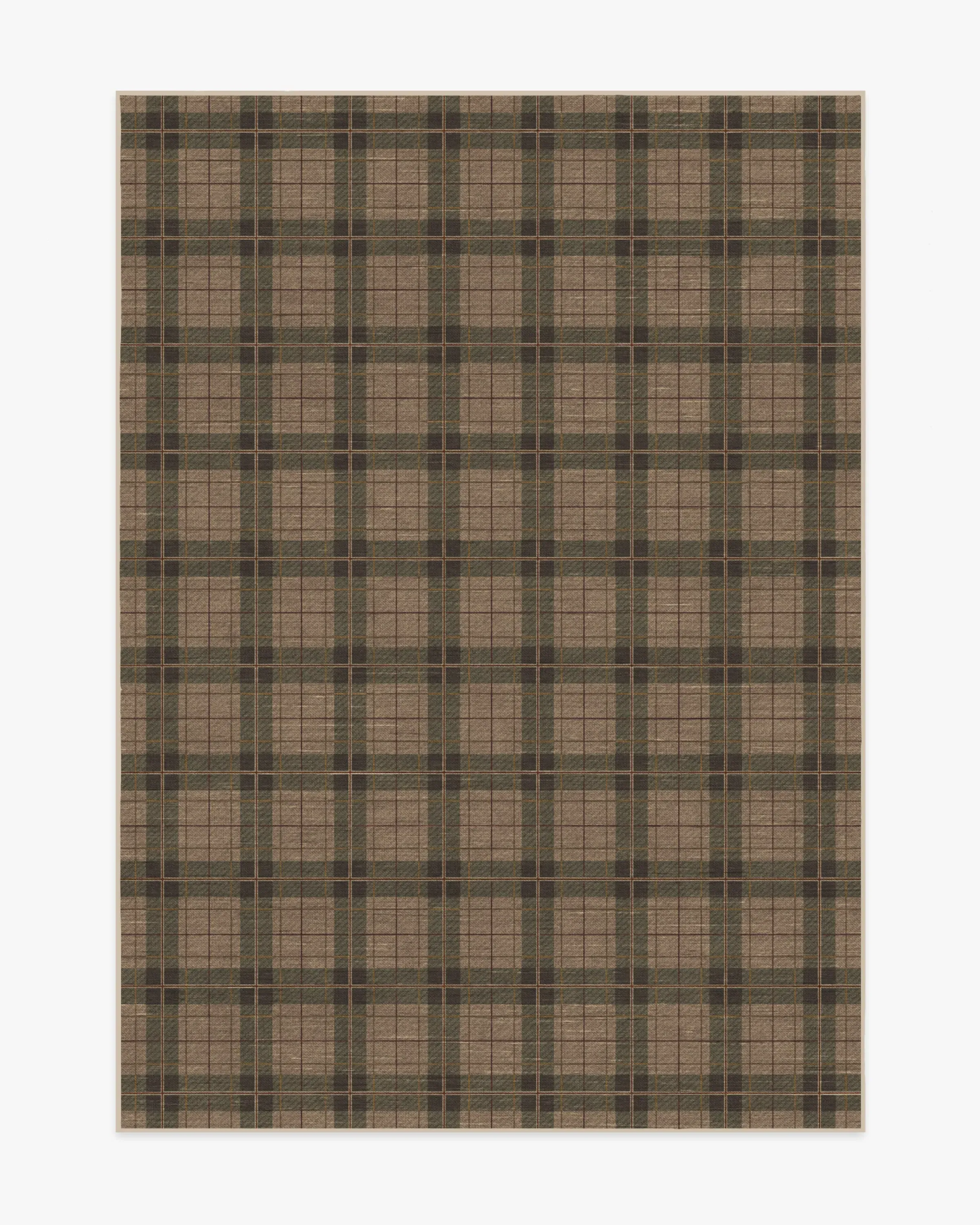 Medium Area Rug Machine Washable - Green