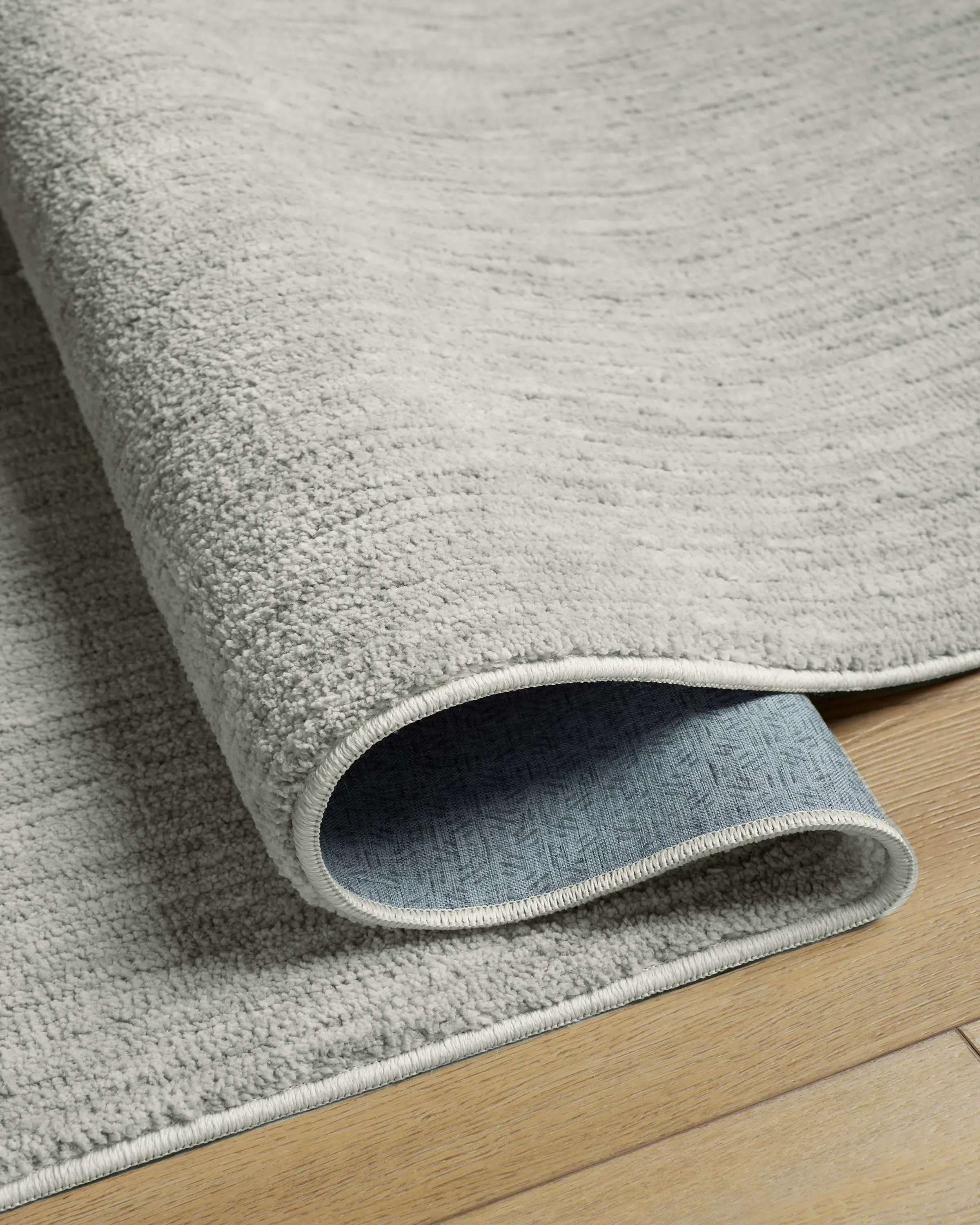 Medium Area Rug Machine Washable - Grey, Plush